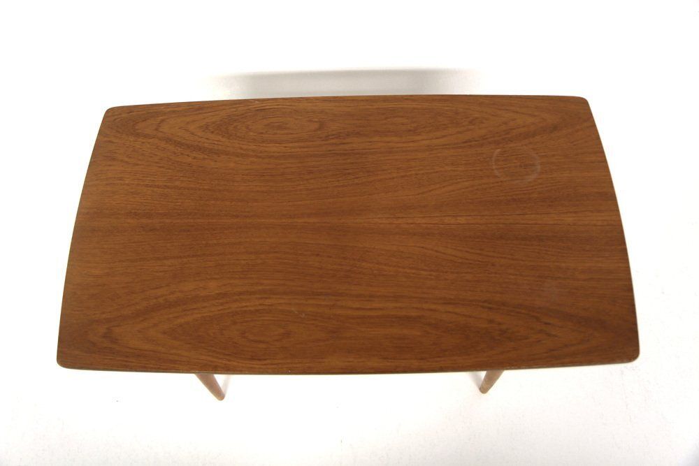 Table basse scandinave en teck, Suède, 1950 photo for sale