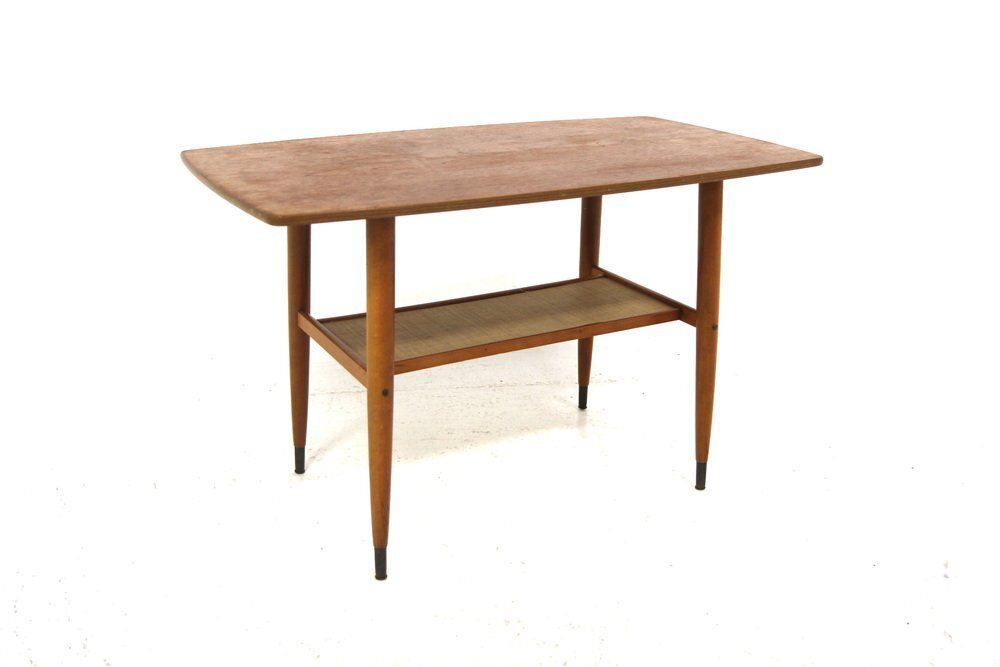 Table basse scandinave en teck, Suède, 1950