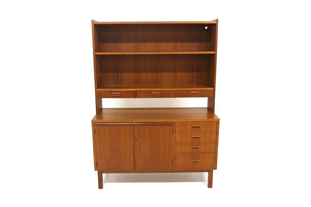Secrétaire scandinave en teck, Suède, 1960 photo furniture