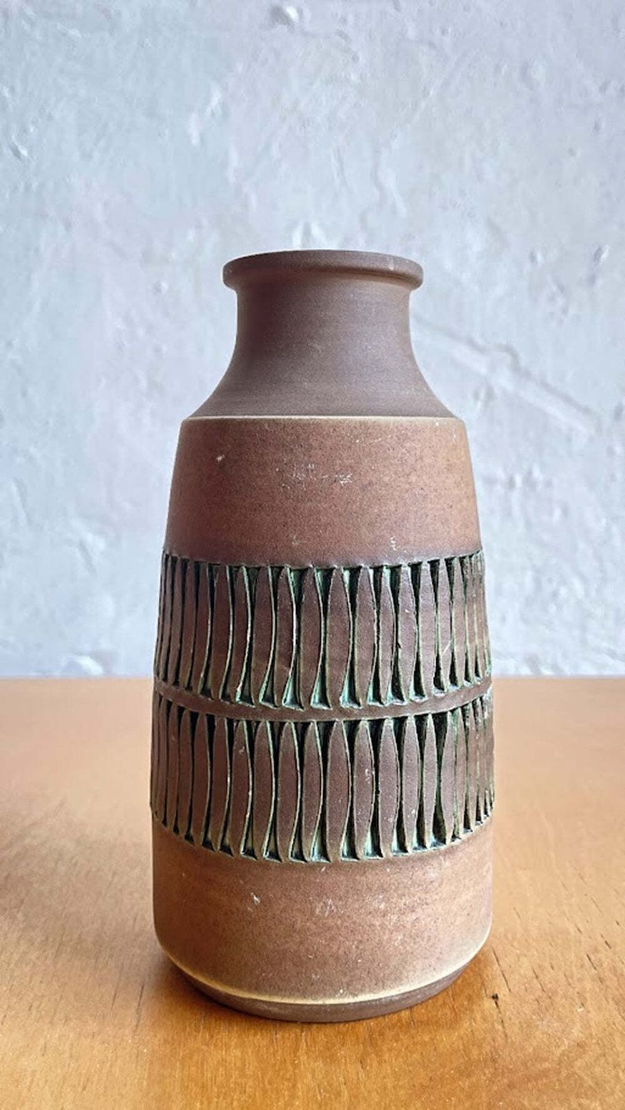 Tomas Anagrius Handcrafted Stoneware Vase, Swedish 1960–1970 photo for sale