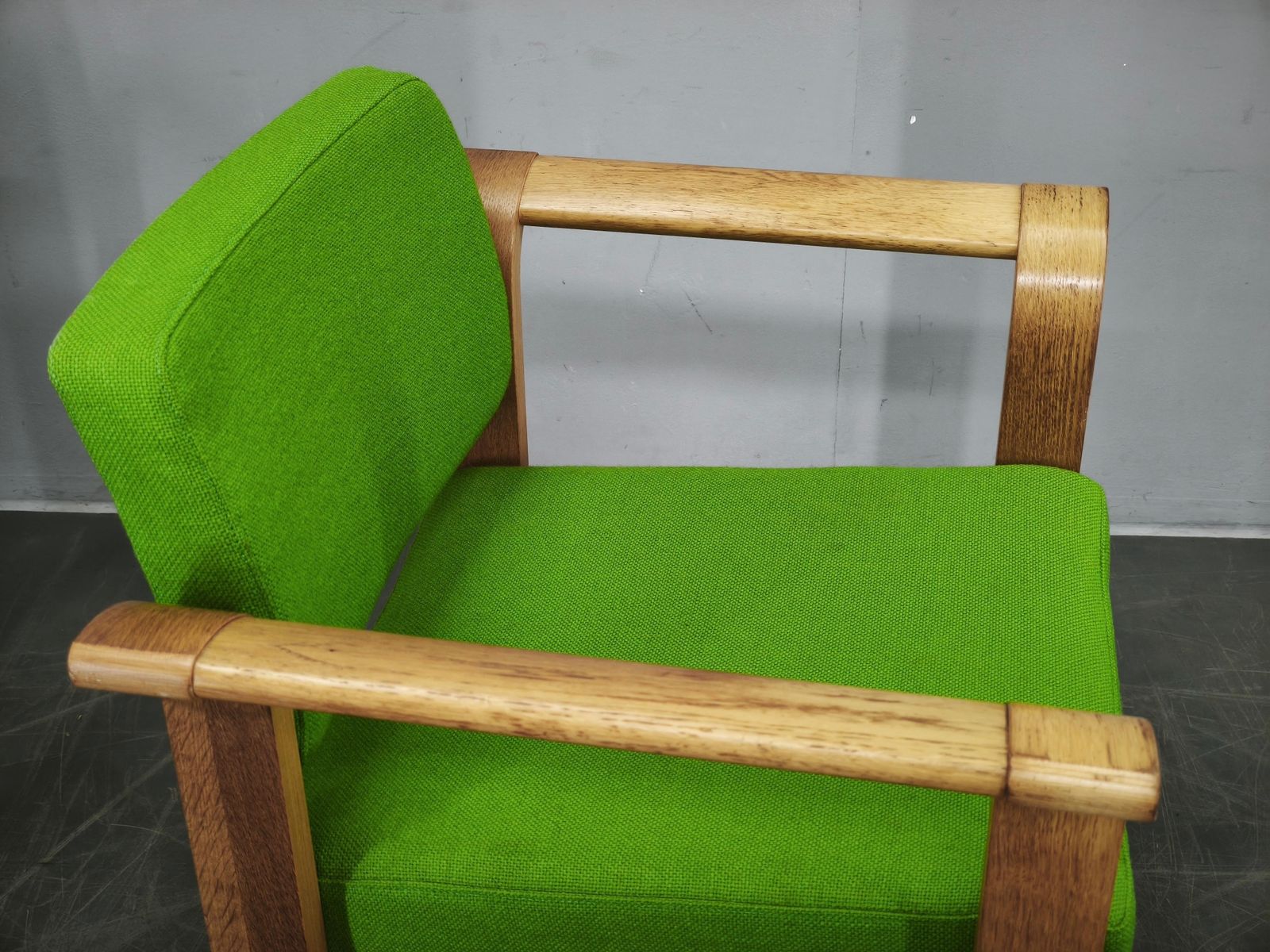 Meubels Set van 4 Deense Eiken Fauteuils van Magnus Olesen, ca. jaren 1960 photo