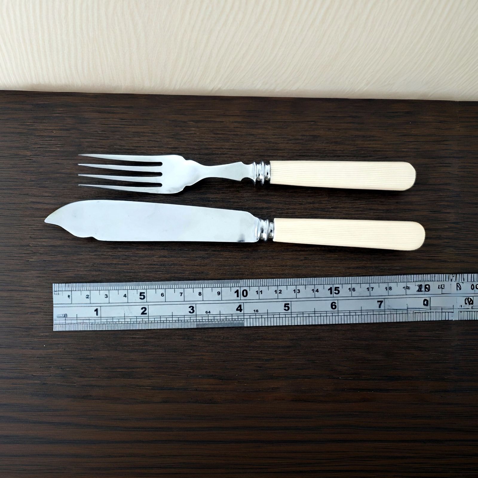 Firth Brearley Sheffield visbestek in doos photo Woonaccessoires