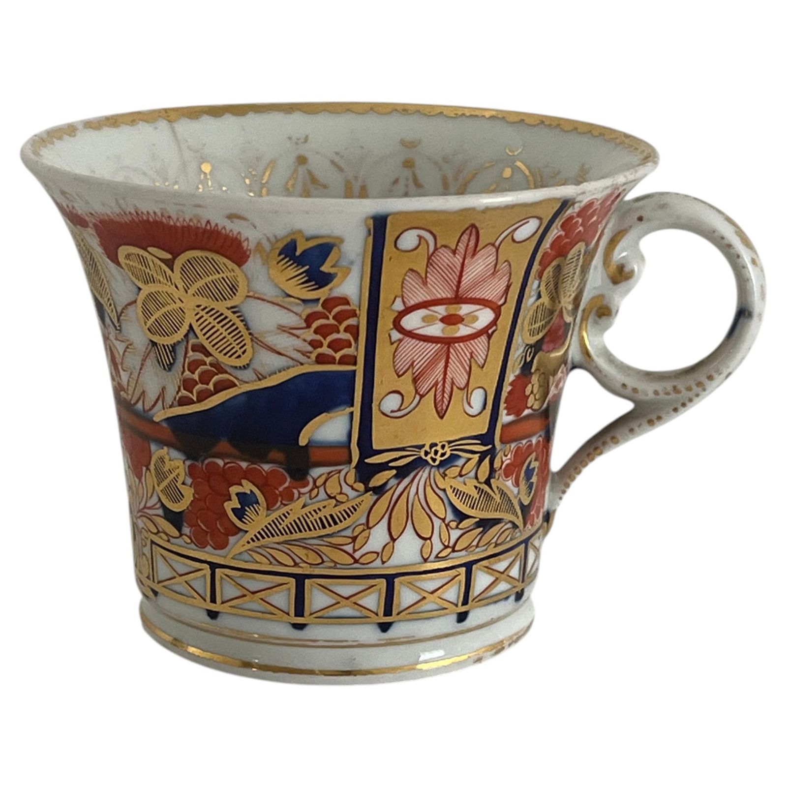 Georgians Porseleinen Kopje van Chamberlains Worcester in het Nelson Patroon 240, ca. 1810
