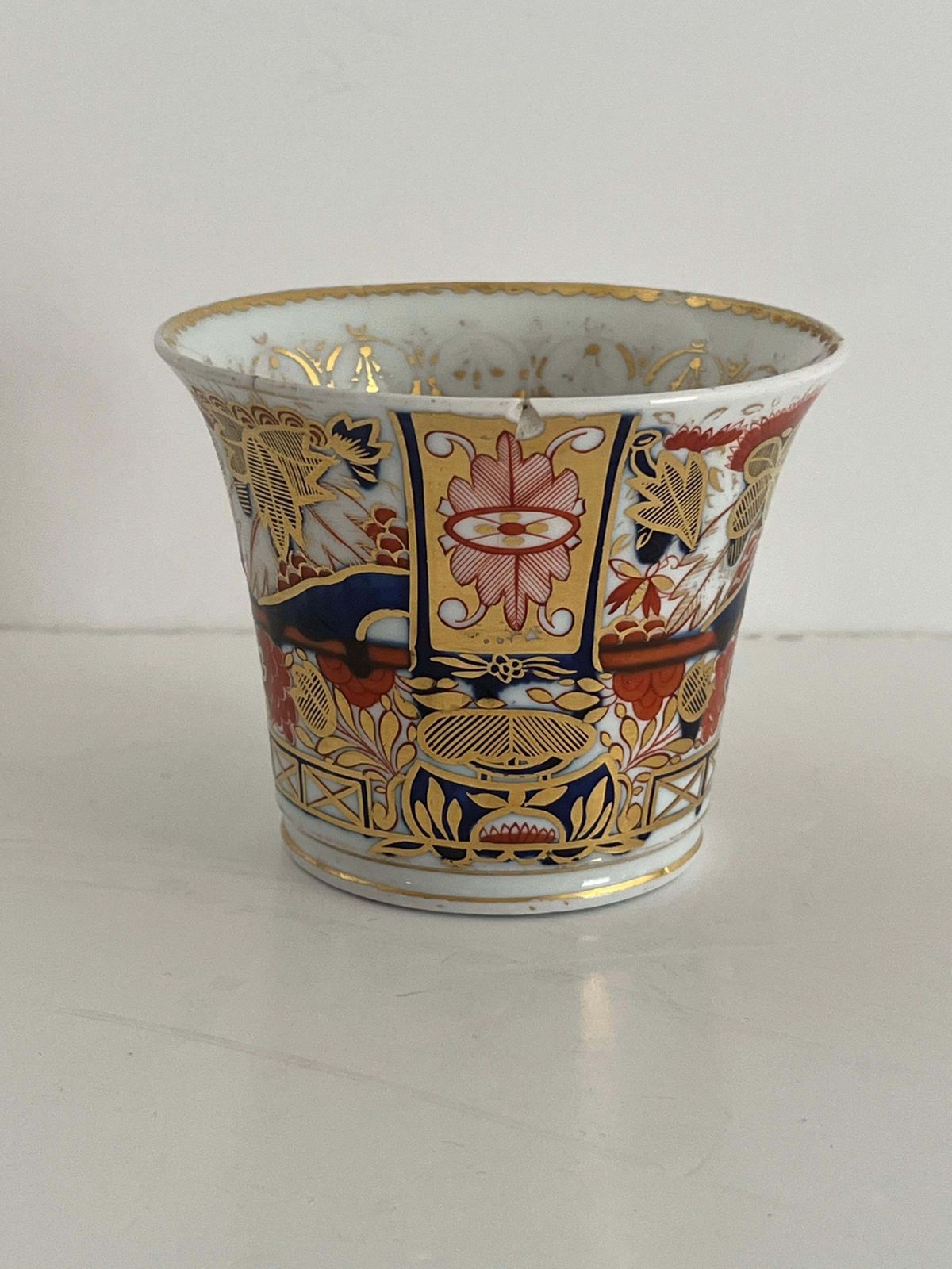 Georgians Porseleinen Kopje van Chamberlains Worcester in het Nelson Patroon 240, ca. 1810 photo for sale