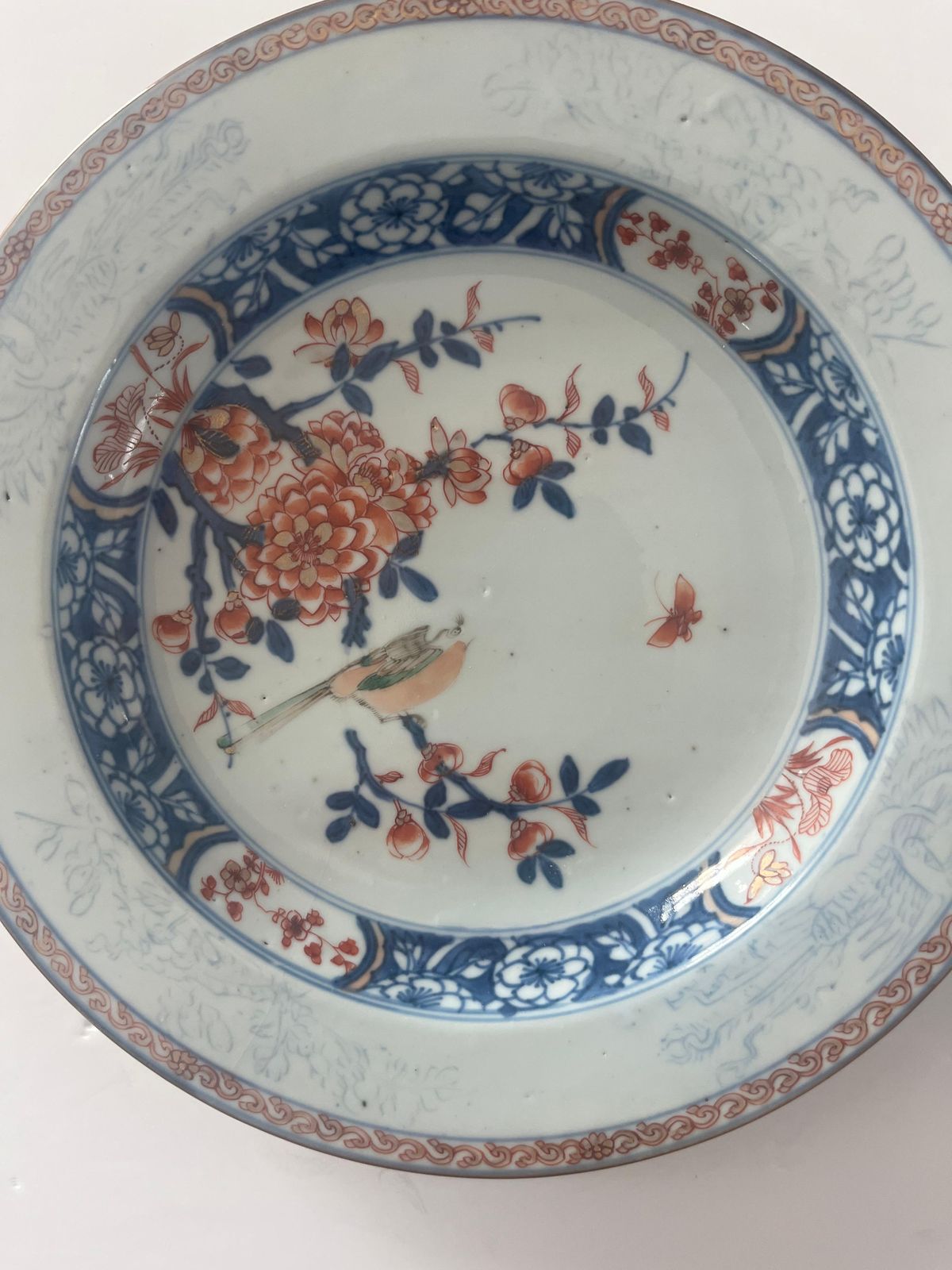 Chinese Famille Verte schaal, porselein, Kangxi-periode, ca. 1695 photo for sale
