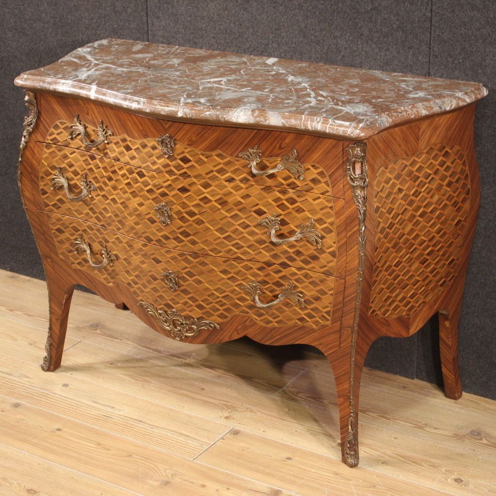 20e-eeuwse Franse commode in Louis XV-stijl photo Meubels