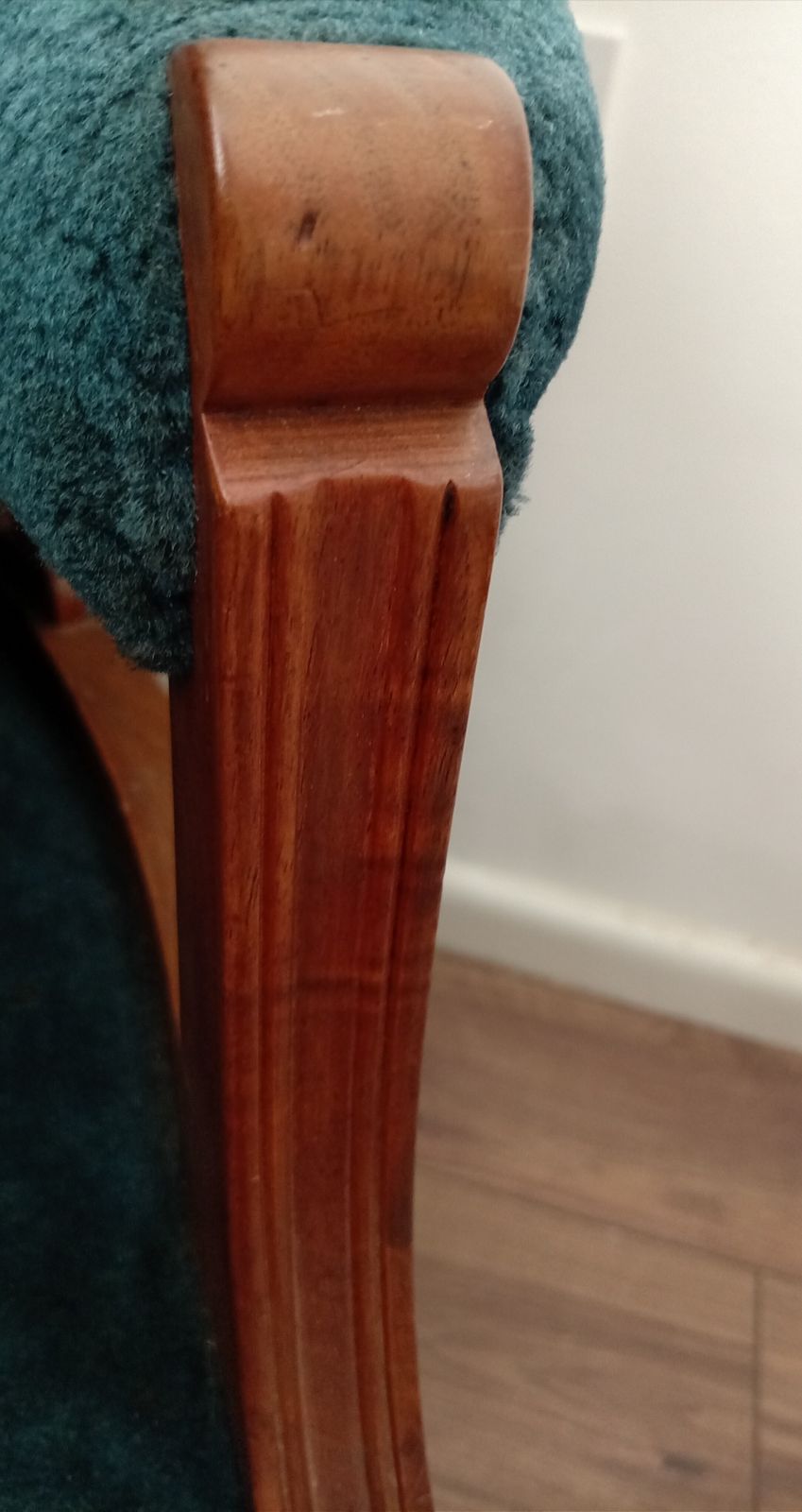 147.49 Tub Chair. Nursing Chair (Or Occasional Chair). Reupholstered Approximately 45 Years Ago. photo