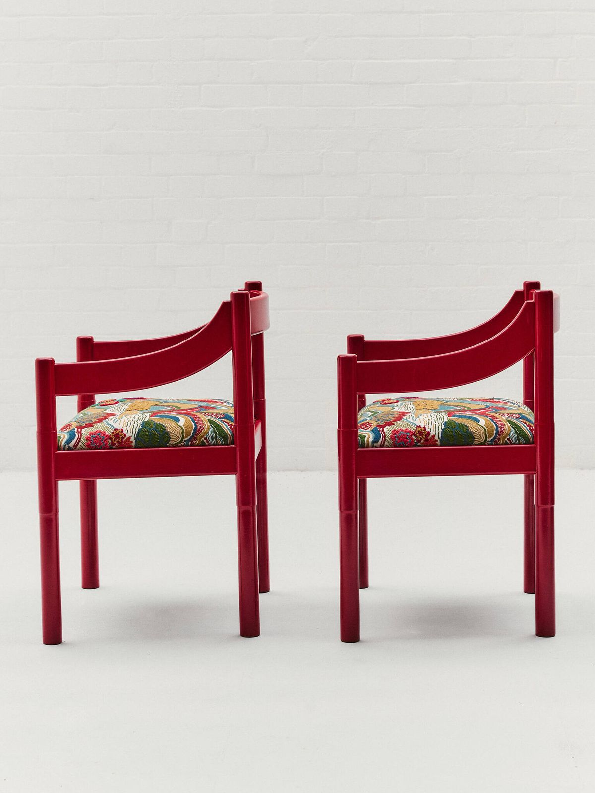 Vico Magistretti C1960s Carimate Chair In Liberty's Mount Stitch In Acacia photo 1250.0