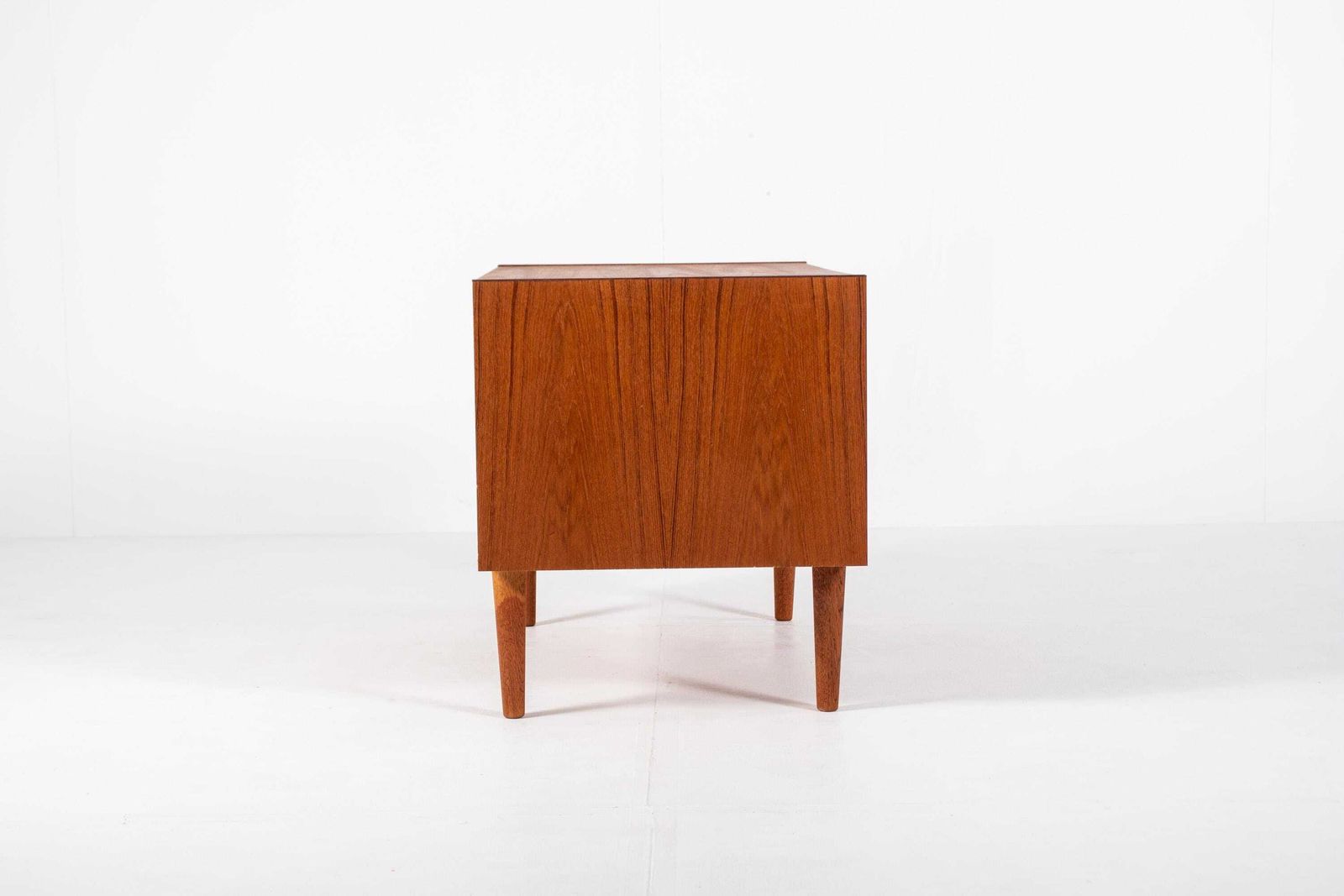 Danish Mid Century Teak Sideboard With Sliding Doors — 1960s photo 676.0