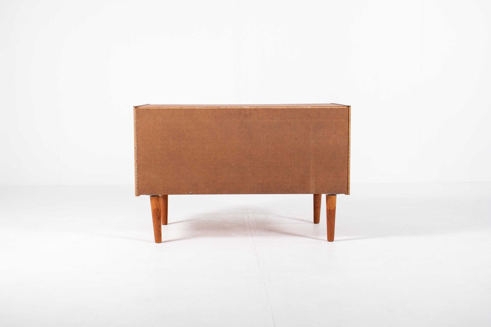 photo furniture Danish Mid Century Teak Sideboard With Sliding Doors — 1960s