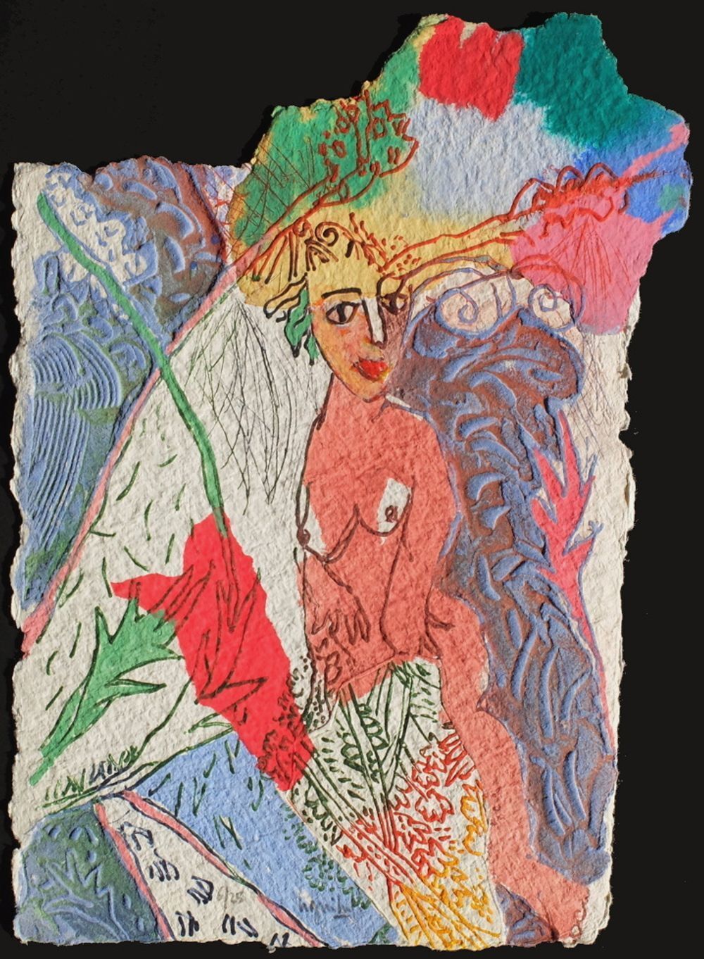Henri Guibal Gesigneerde Carborundum Ets La Vie De B. XVII 2002