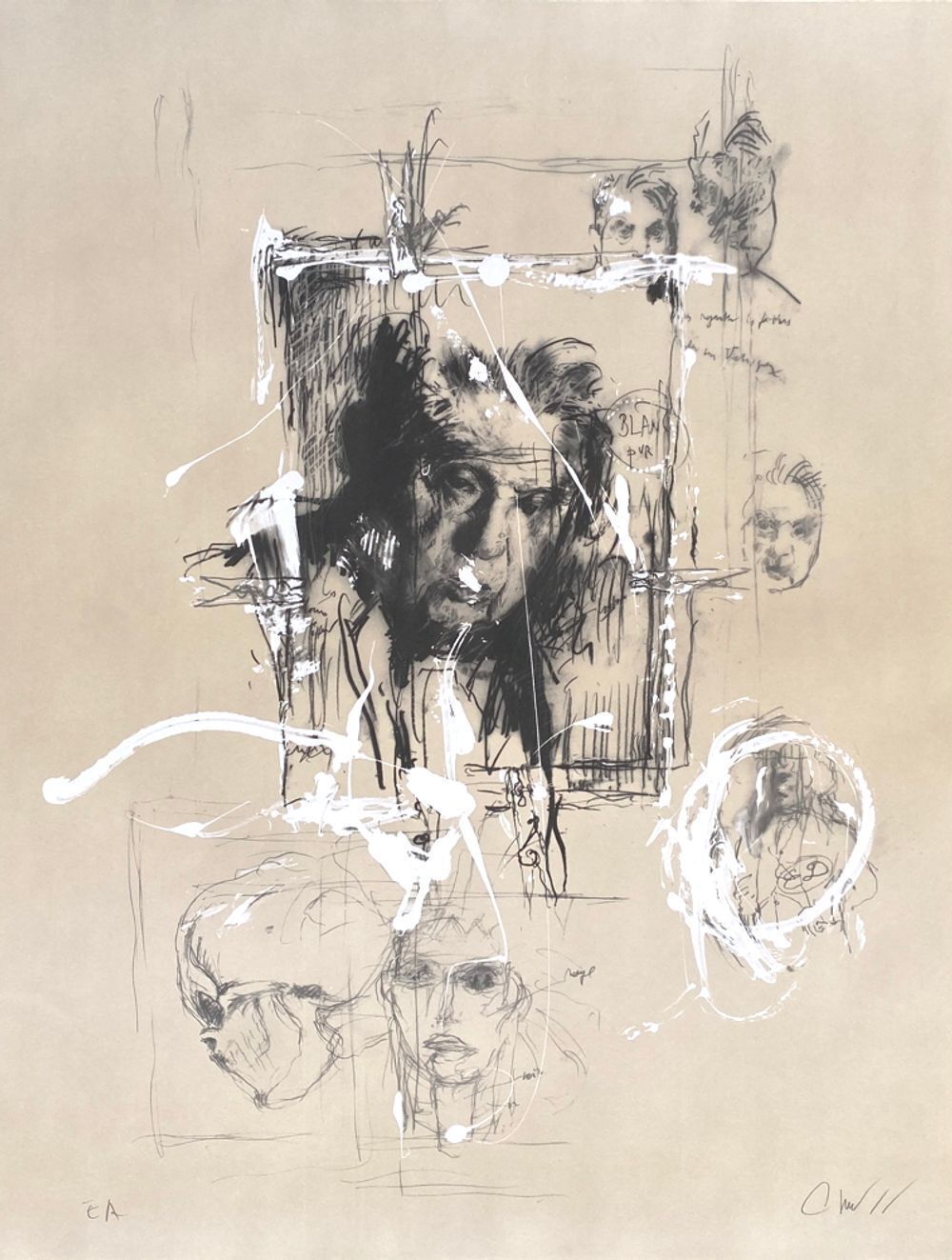 Jean Paul Chambas Signed Lithograph Francis Bacon 2005