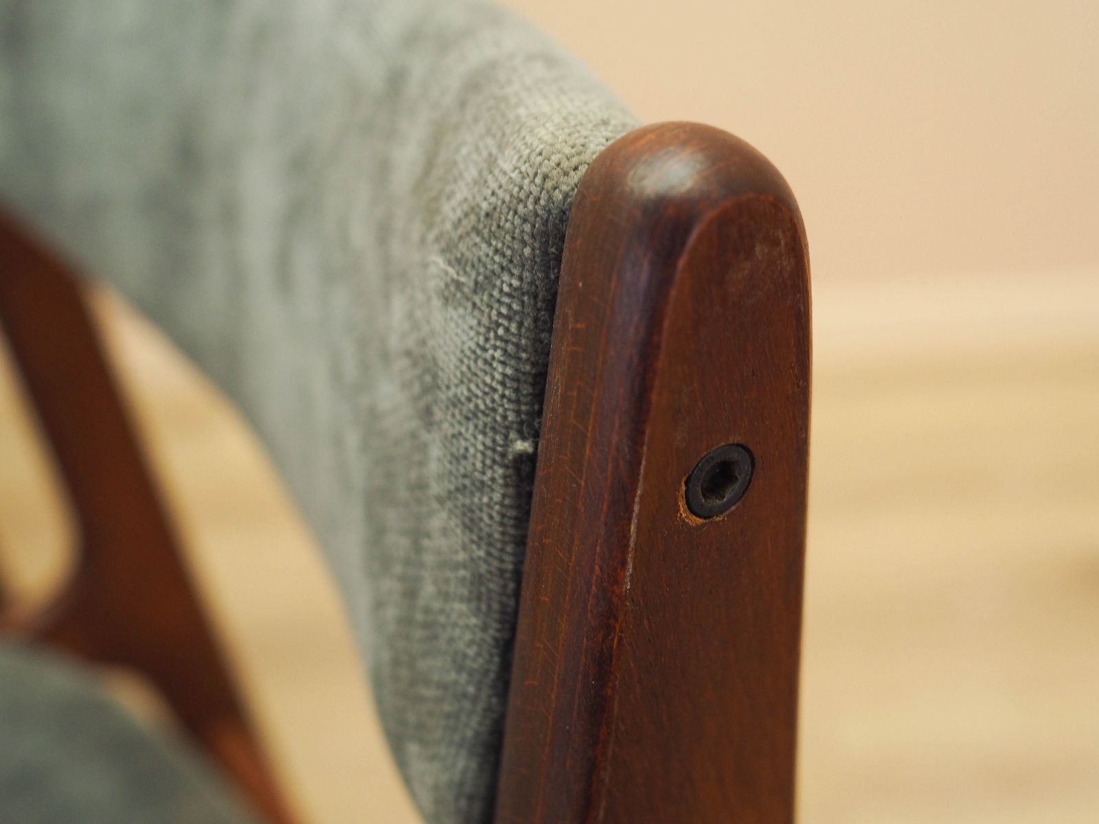 Set van vier teakhouten stoelen, Deens design, jaren 1970, gemaakt in Denemarken photo vinterior