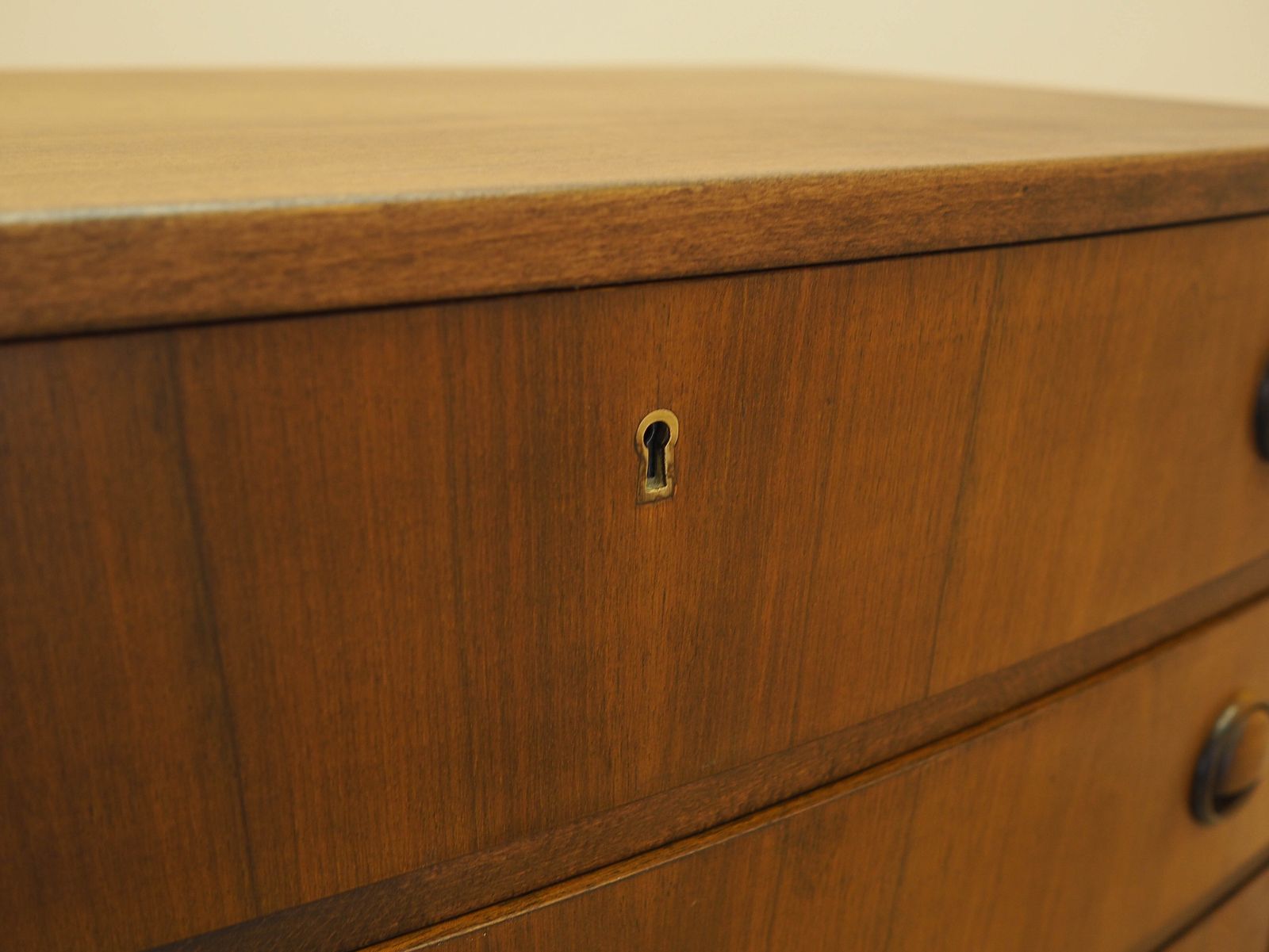 Walnut Chest Of Drawers, Danish Design, 1960s, Designer: Kai Kristiansen. photo vintage