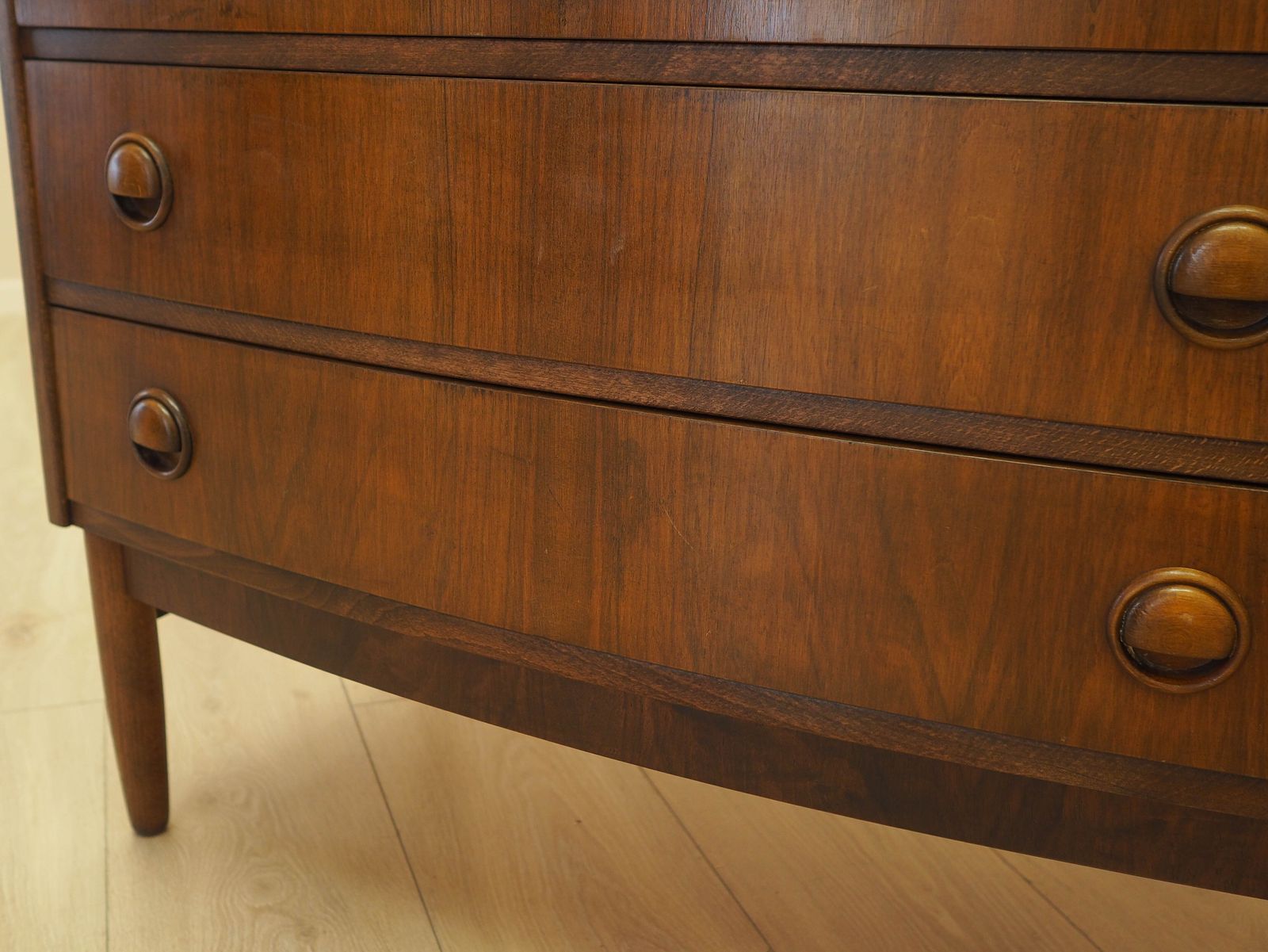 photo furniture Walnoot Ladekast, Deens Design, jaren 1960, Ontwerper: Kai Kristiansen.