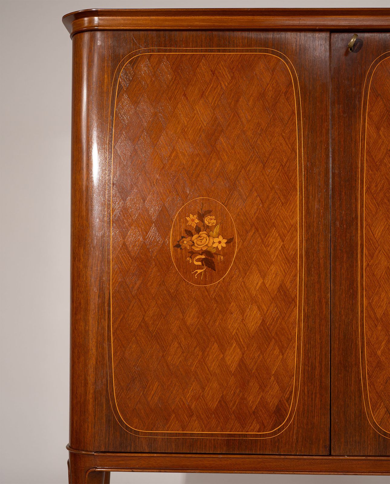 Bar Cabinet, In The Style Of Paolo Buffa photo 3920.0