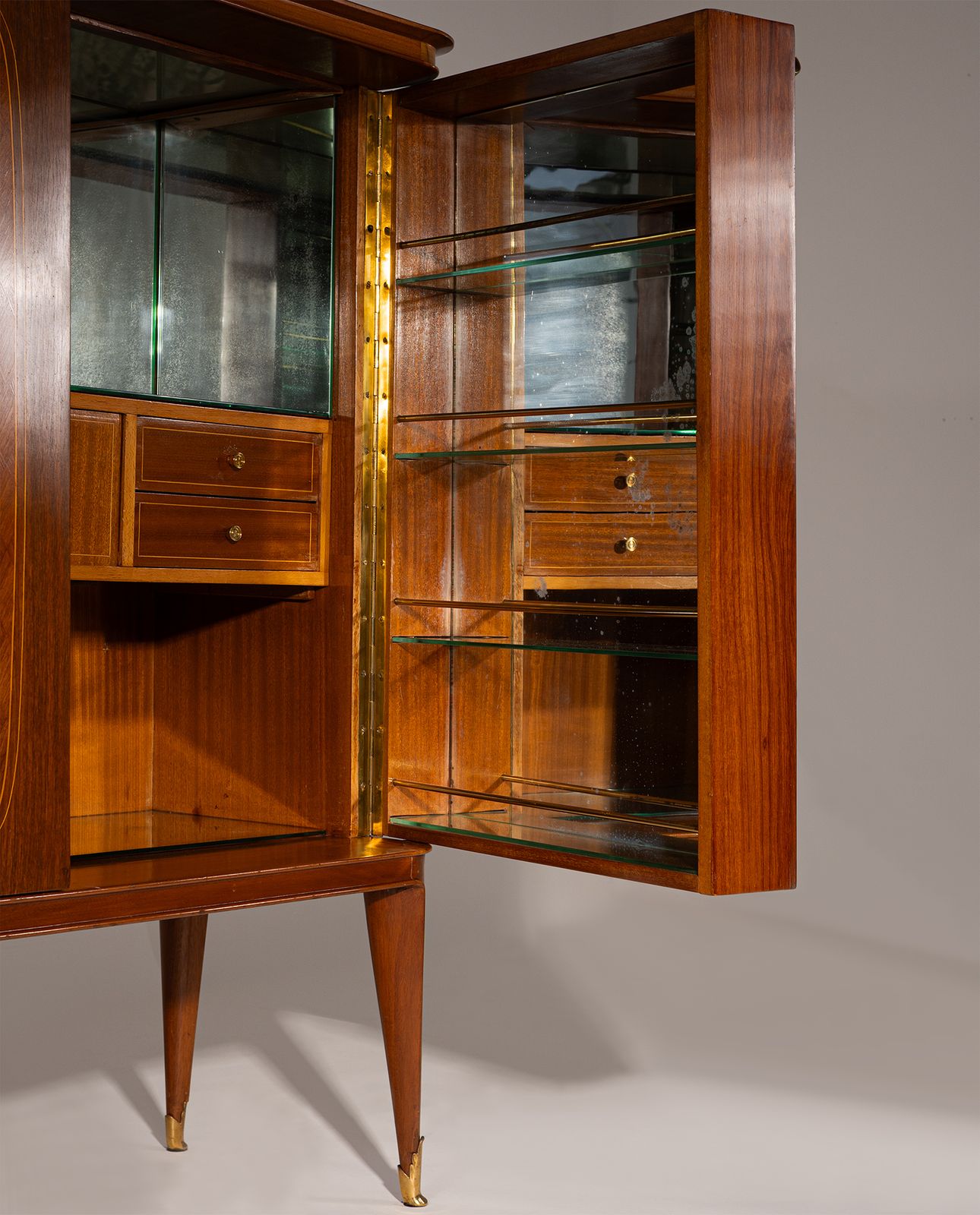 photo vintage Bar Cabinet, In The Style Of Paolo Buffa