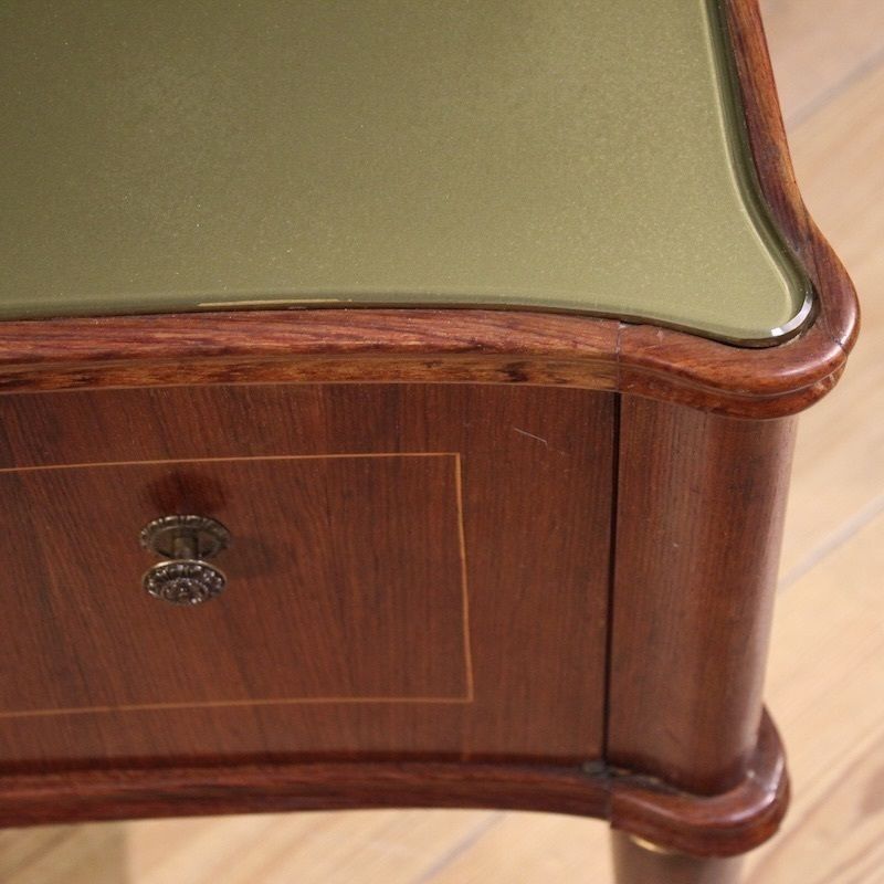 photo for sale Pair Of 20th Century Paolo Buffa Style Italian Bedside Tables