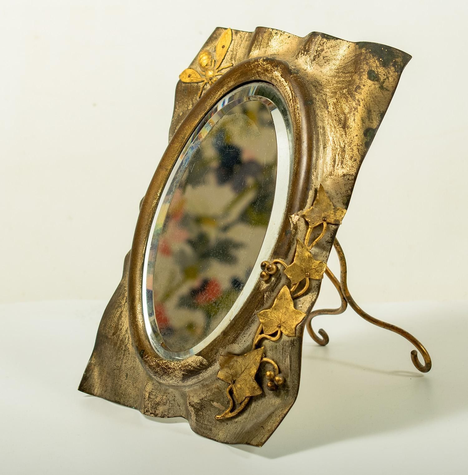 French Dressing Table Mirror Art Nouveau   Circa 1900 photo furniture