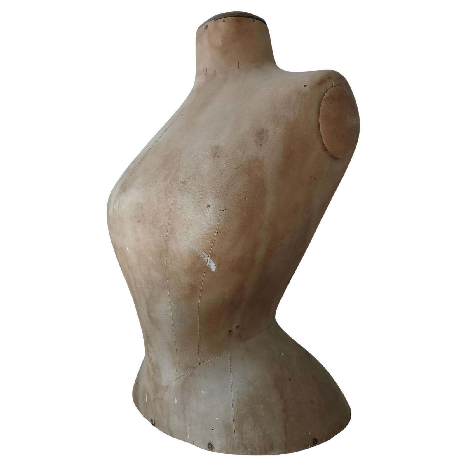Mannequin de couture d'époque édouardien, taille de guêpe - v. 1900-1910