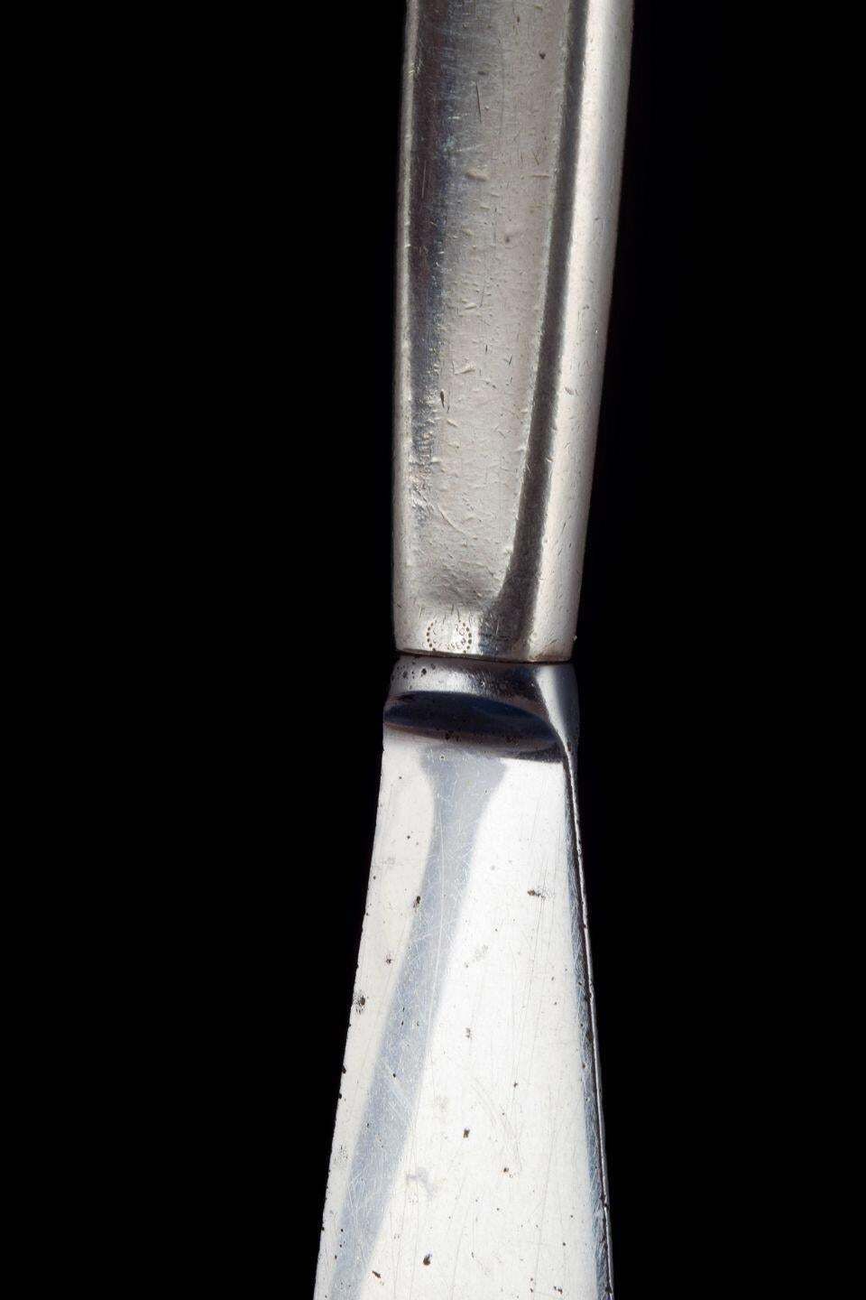 Georg Jensen. Vier Cypress lunchmessen in sterling zilver en roestvrij staal. photo 363.0