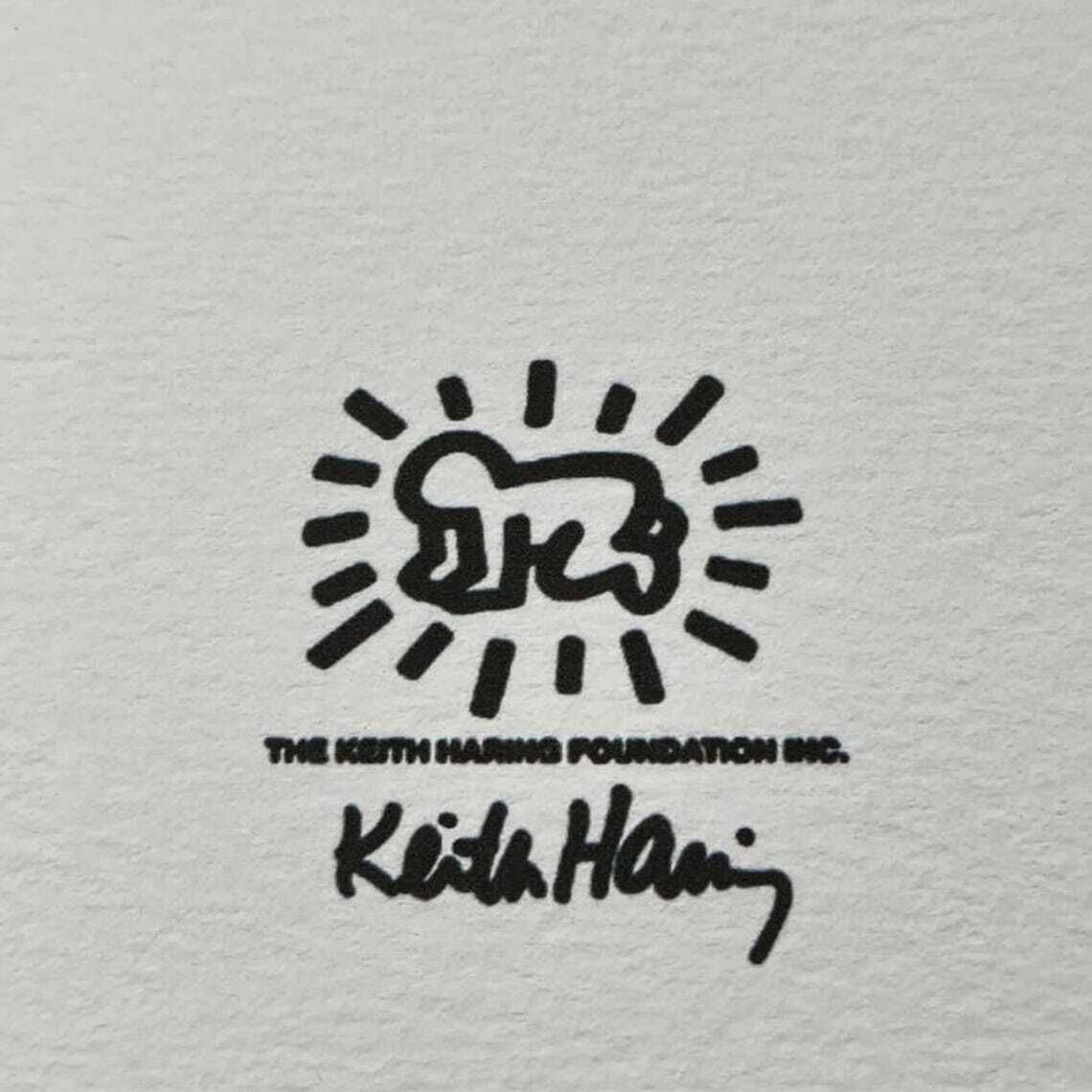 Lithographie en édition limitée Keith Haring, numérotée au crayon, années 1990. photo 379.0