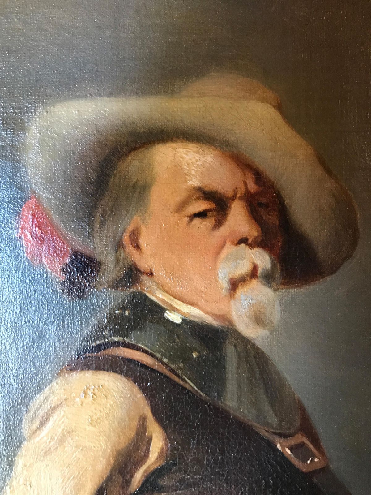 Peinture à l'huile française du XIXe siècle : Alfred De Dreux   Capitaine Des Mousquetaires3 photo 6098.0