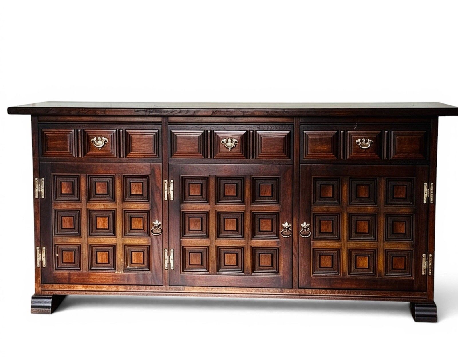 A.Younger Toledo Sideboard Mid Century C1970s Spanish Brutalist Style Rare photo vintage