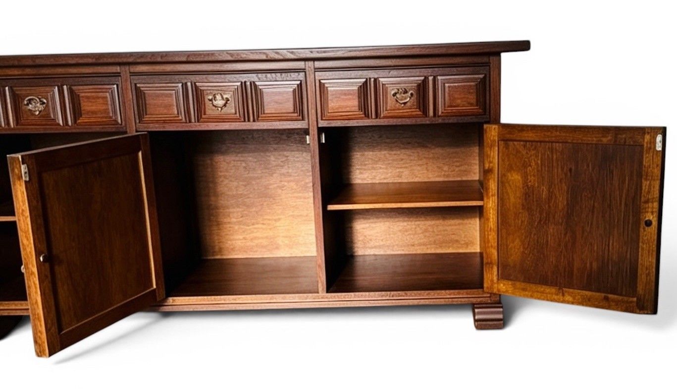 photo for sale A.Younger Toledo Sideboard Mid Century C1970s Spanish Brutalist Style Rare