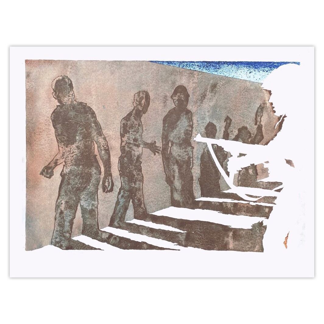 José Luis Verdes Screenprint El Muro 1973