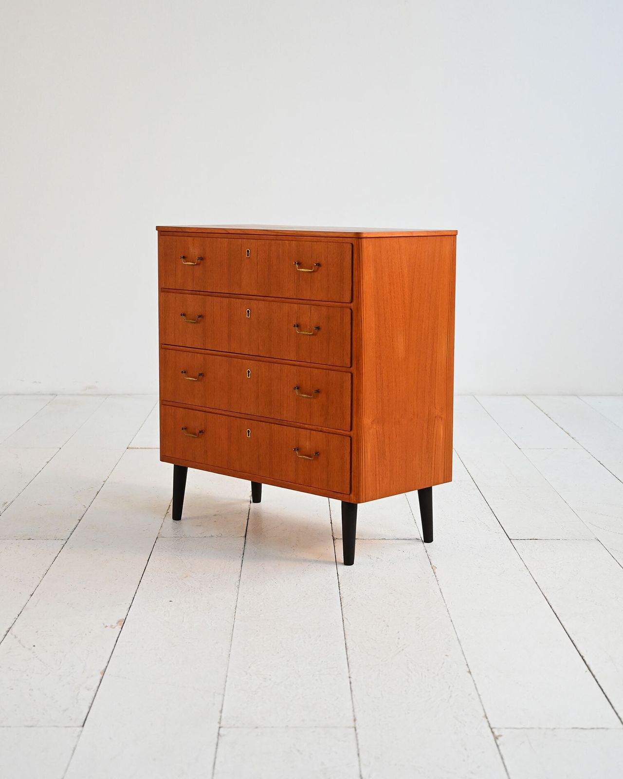 Scandinavische teakhouten ladekast uit de jaren 1960 photo for sale
