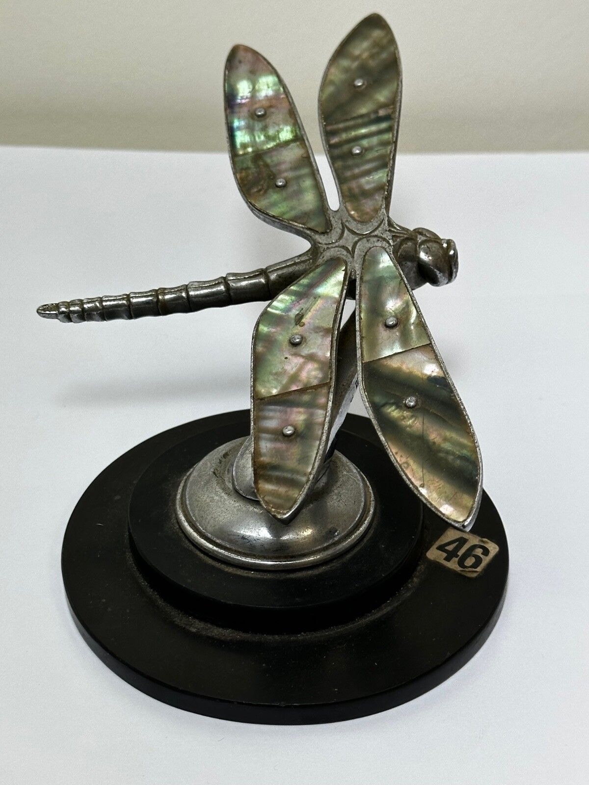 Art Deco Desmo Dragonfly Car Mascot Sculpture photo furniture