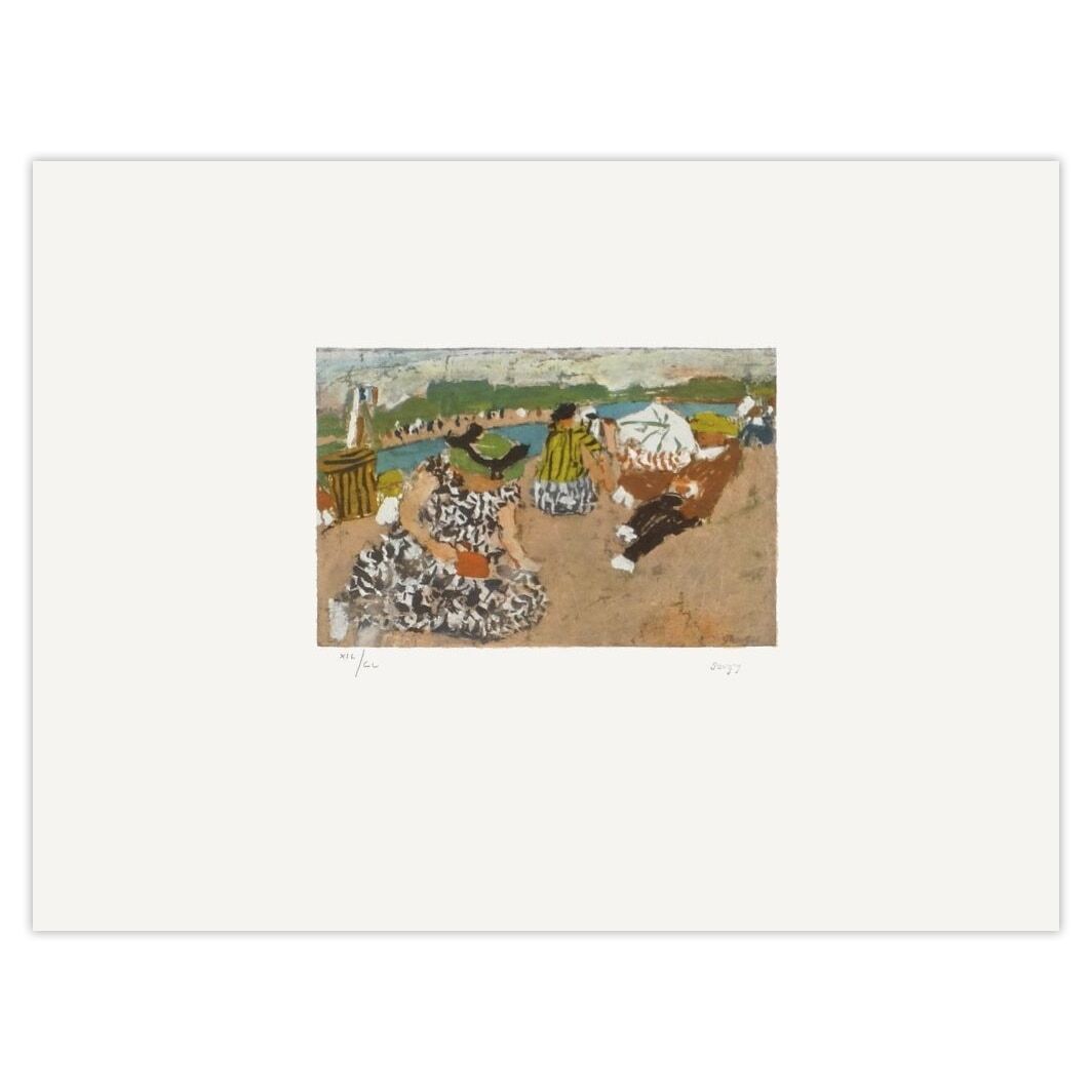 Jean Pougny Stencil La Plage 1963