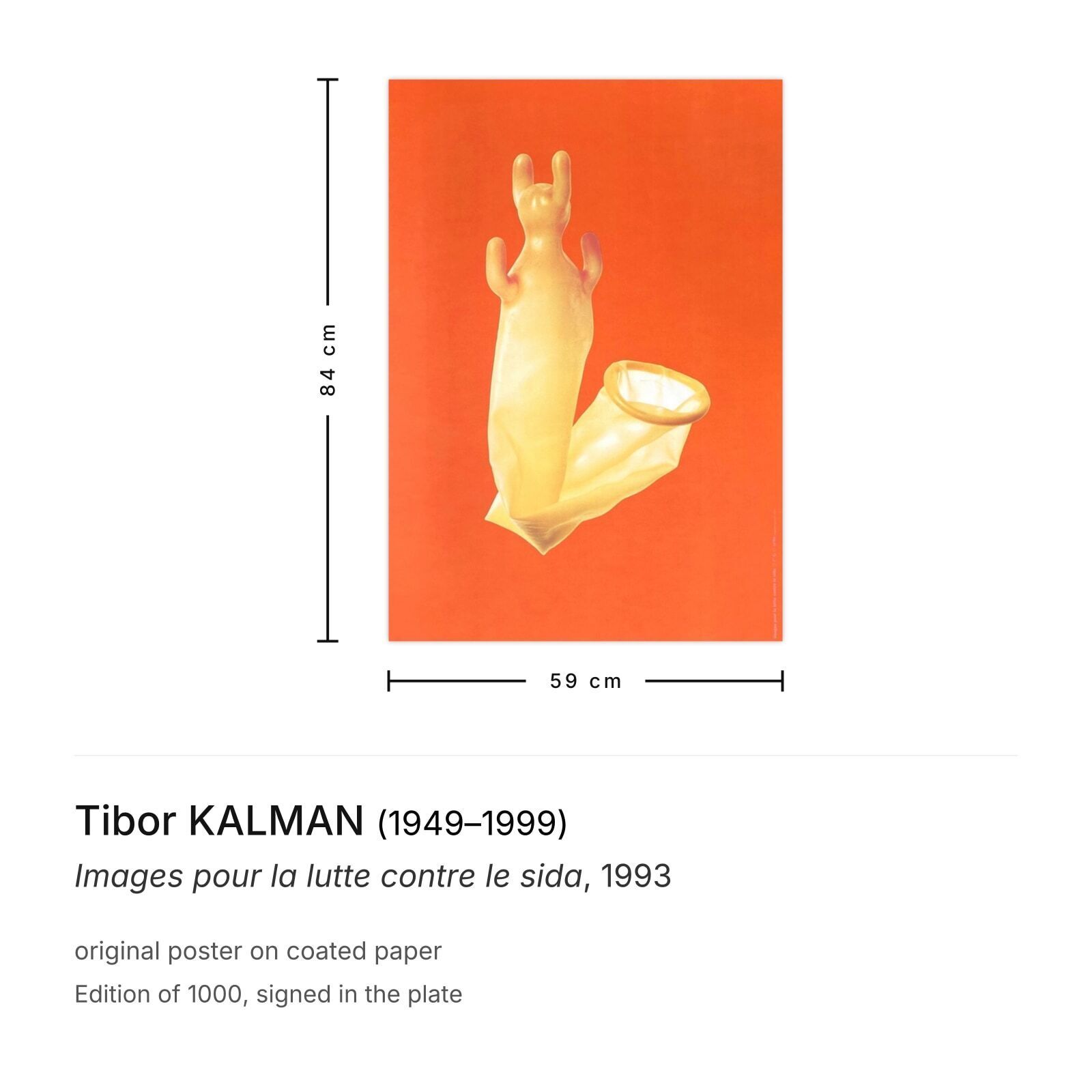 Tibor Kalman Poster Images Pour La Lutte Contre Le Sida 1993 photo furniture