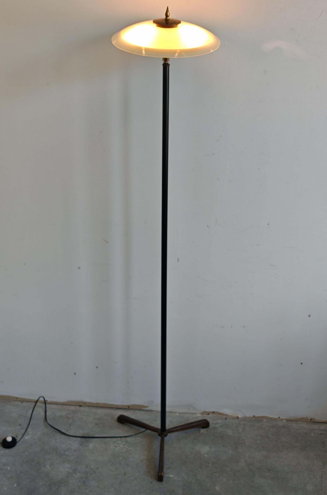 Zeldzame Mid-Century Wand- en Vloerlamp Toegeschreven aan Pietro Chiesa voor Fontana Arte, Italië photo Verlichting