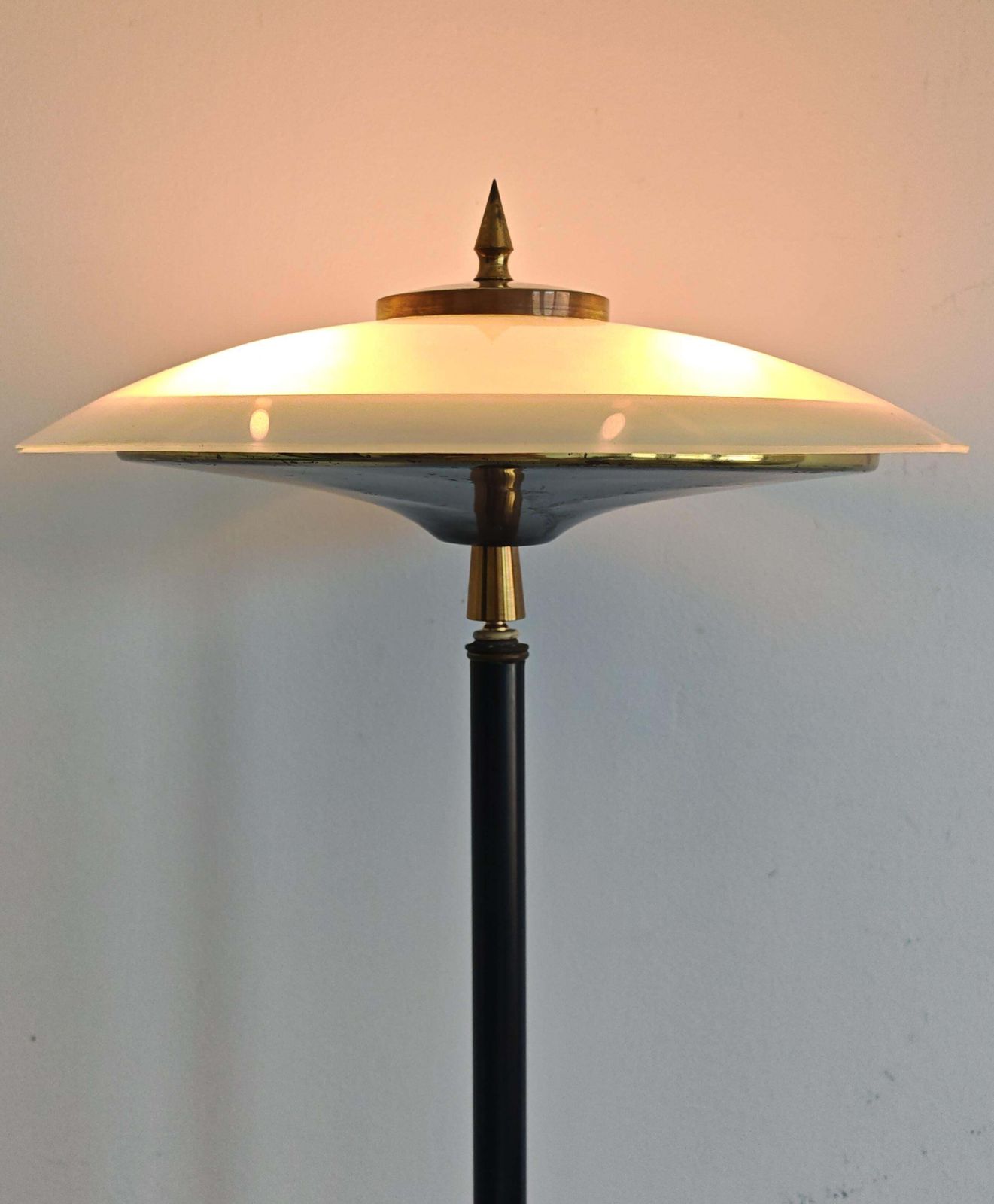 Zeldzame Mid-Century Wand- en Vloerlamp Toegeschreven aan Pietro Chiesa voor Fontana Arte, Italië photo vinterior