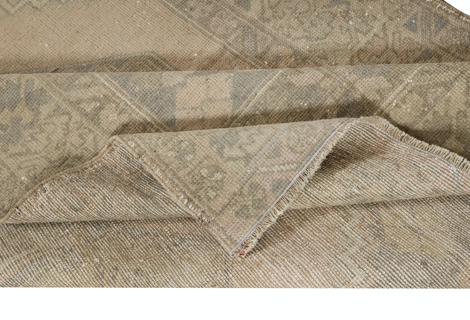 Tapis turc vintage 117 x 173 cm, médaillon, laine nouée main Tek0071 photo for sale
