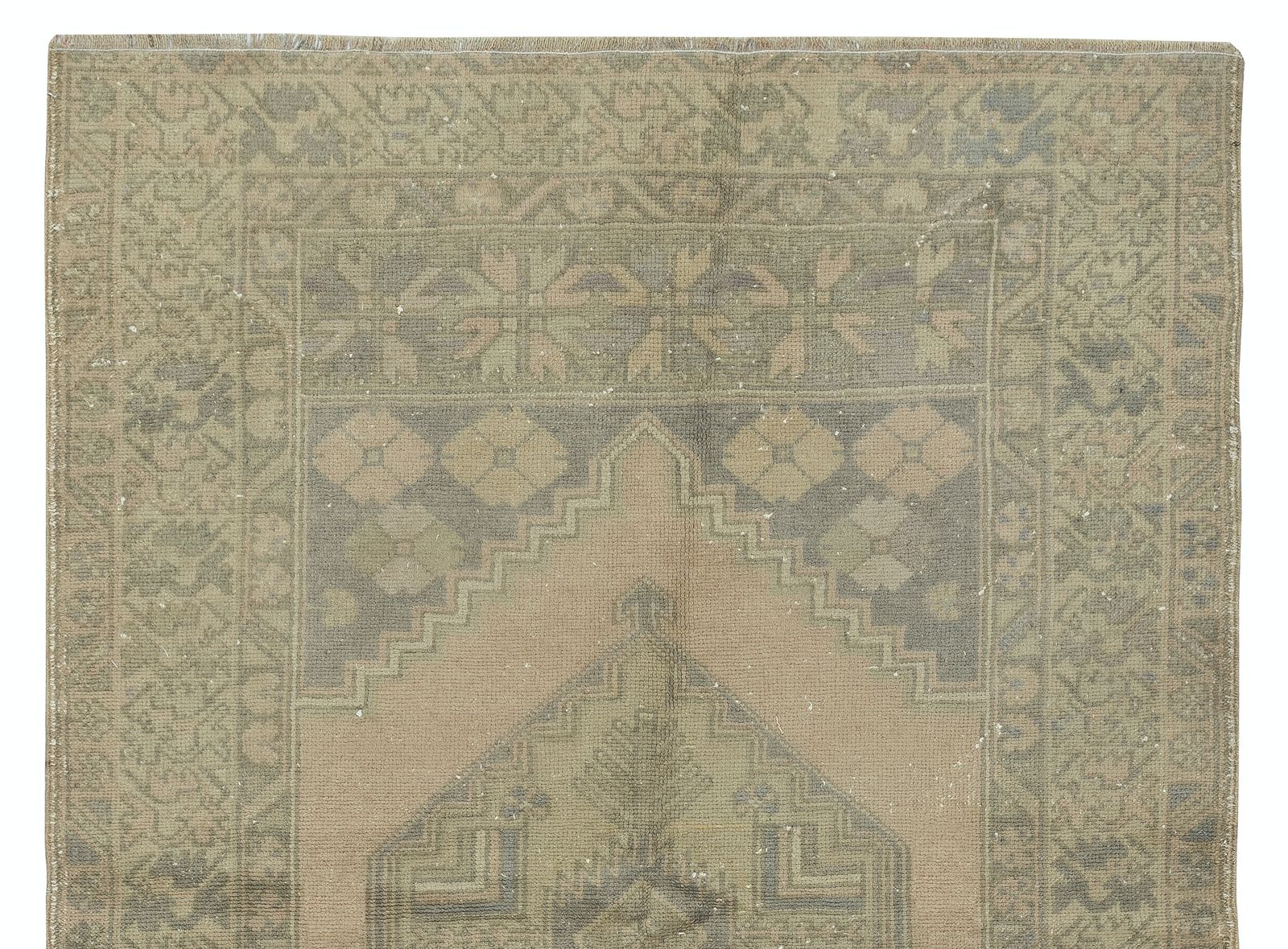 117x173 Cm Vintage Medallion Design Handmade Turkish Wool Rug Tek0071 photo Textiles