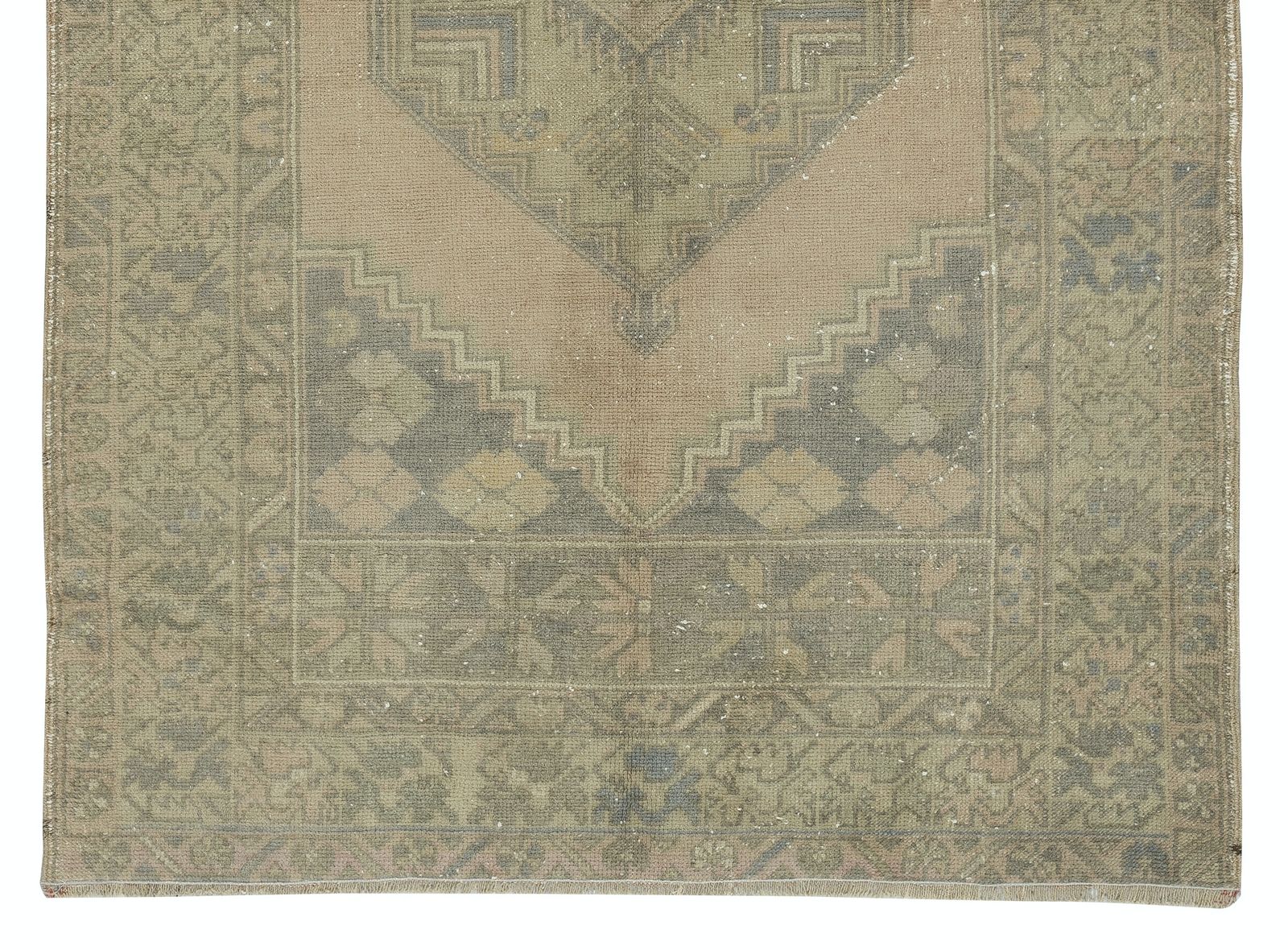 117x173 Cm Vintage Medallion Design Handmade Turkish Wool Rug Tek0071 photo 409.0