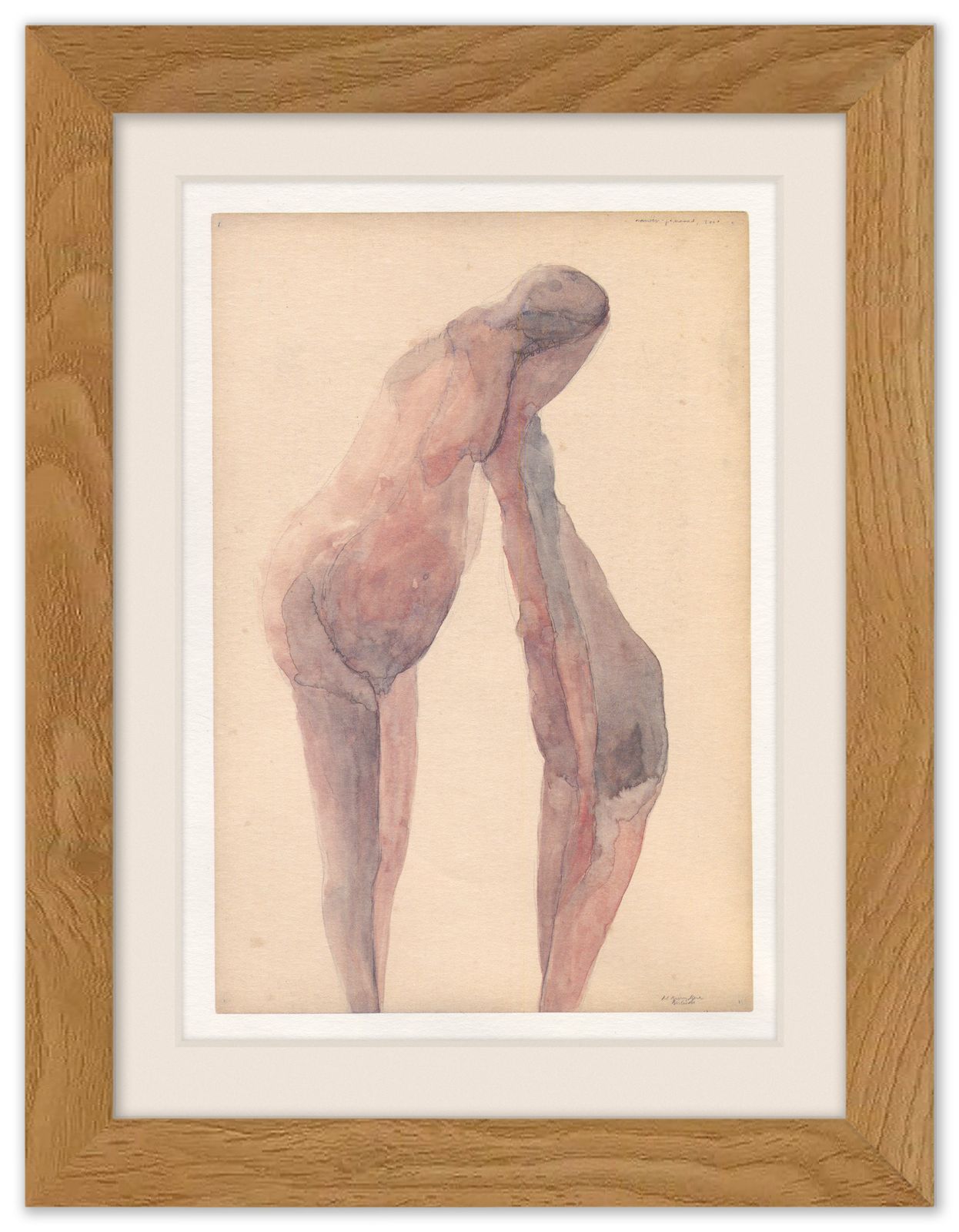 Fijn gedrukte, indringende Nederlandse lithografie uit gelimiteerde portfolioedition