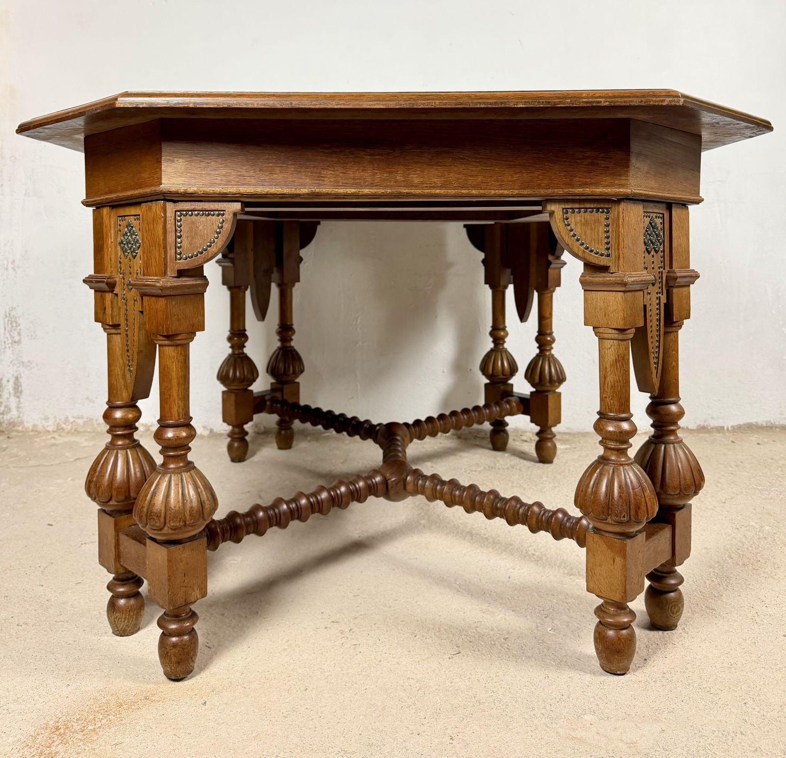 Furniture Spanish Renaissance Revival Dining Table, 20th Century Status:Published   Marketplace photo