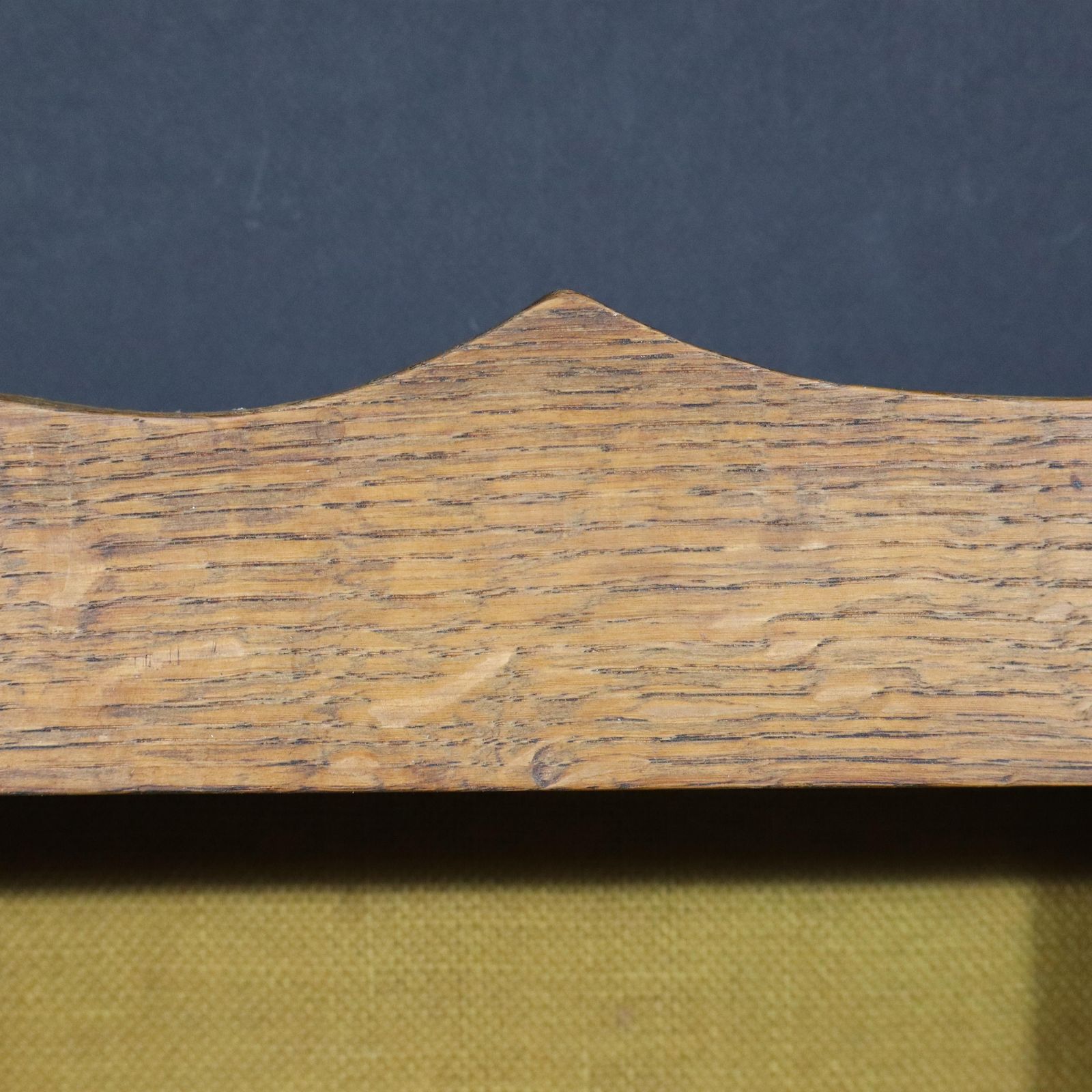 Étagère murale vintage française en bois, 2 niveaux, ouverte et décorative photo vintage