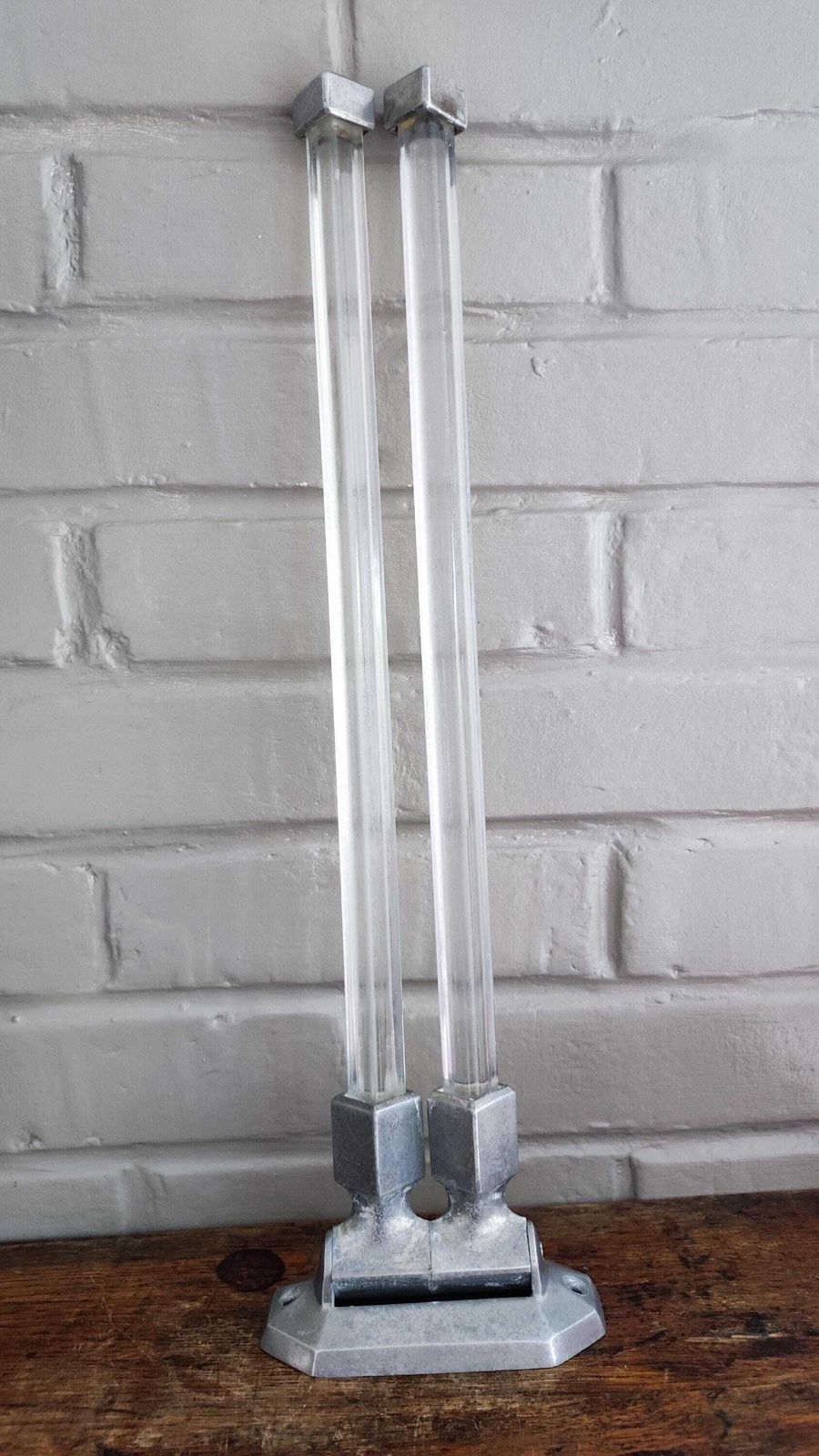 photo buy Antique French Towel Rail For Wall With Swinging Glass Rods