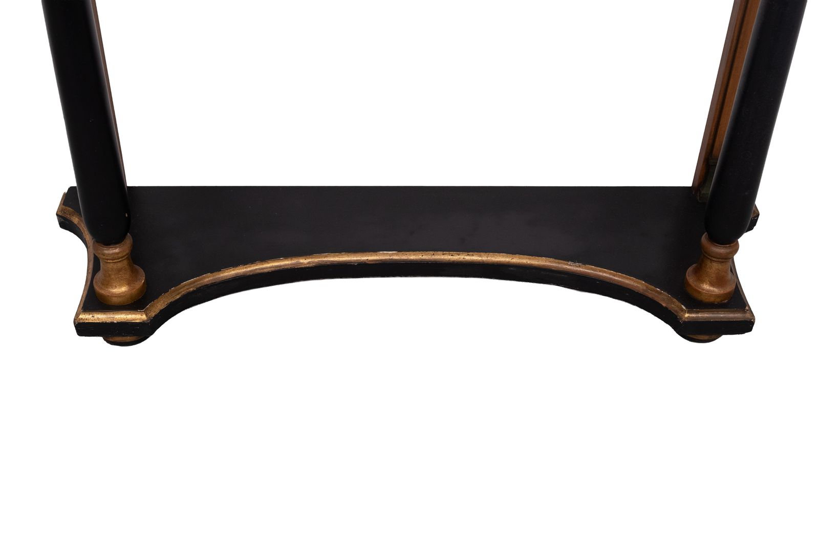 Elegant Italian Console , Black Marble Top, 1950s Empire Revival photo buy