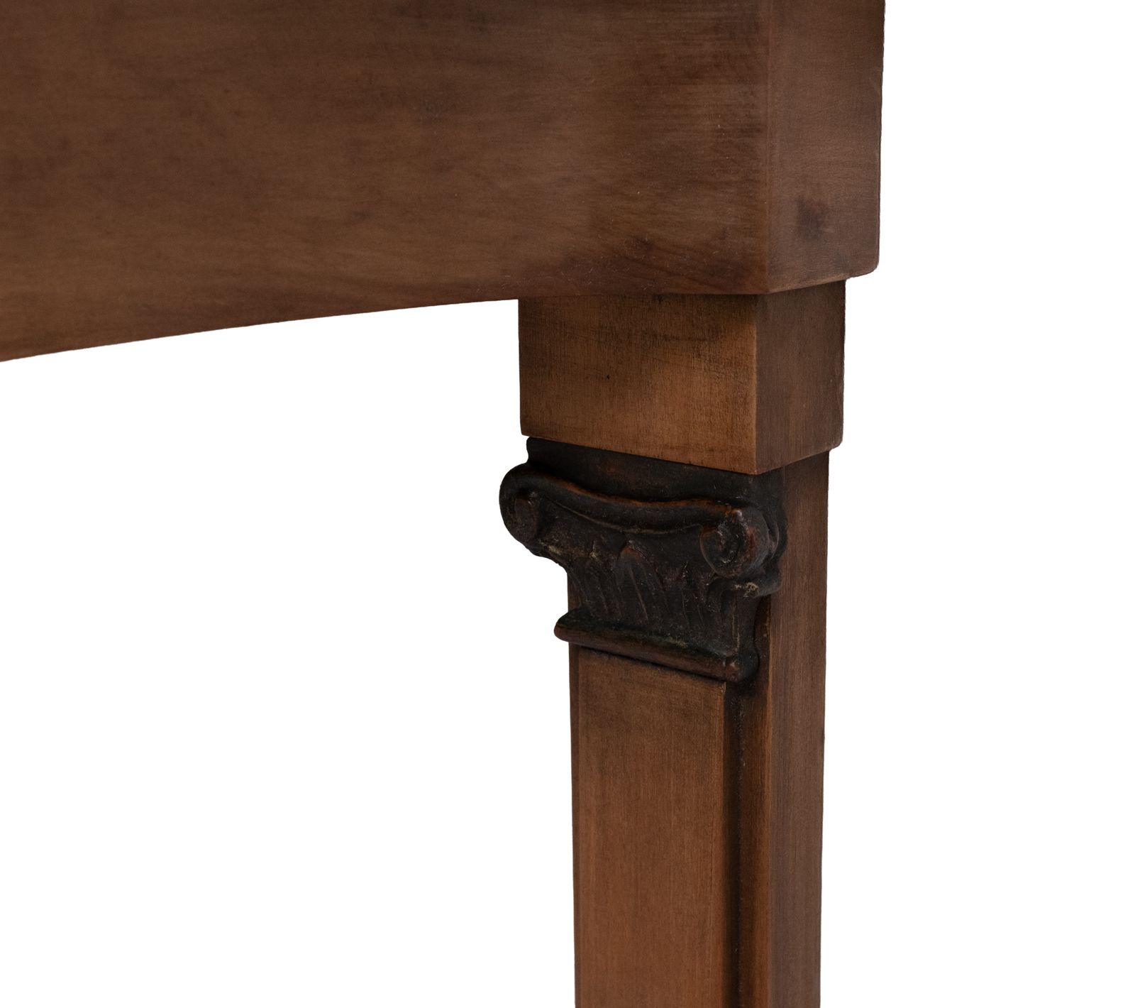 photo for sale Elegant Italian Console , Black Marble Top, 1950s Empire Revival