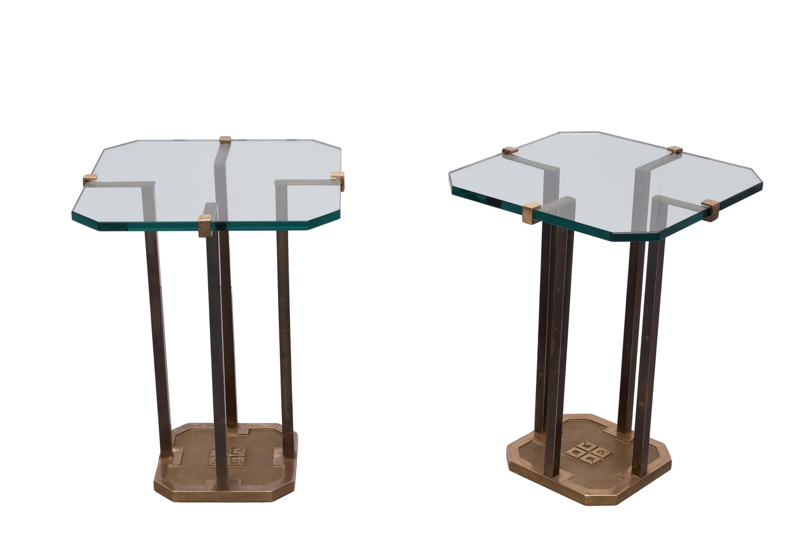 Stunning Pair Peter Ghyczy T18 Side Tables 1970s photo buy