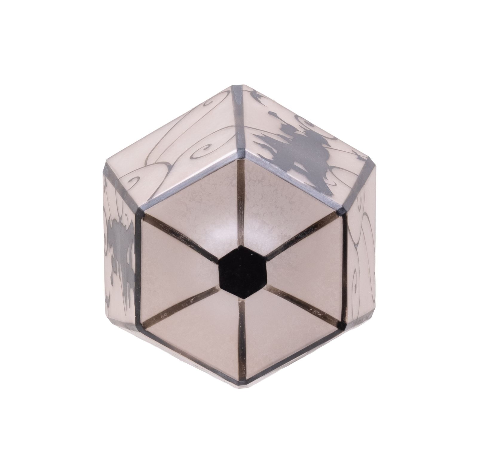 Art Deco Hexagon Haillamp Nachtwaker jaren 1920 Duitsland photo Verlichting