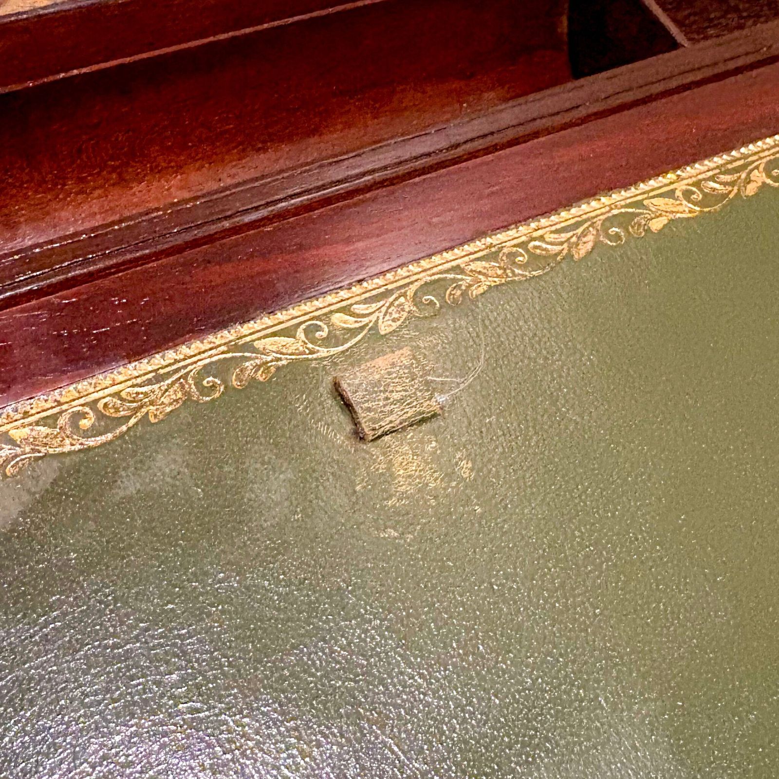 495.0 Large Victorian Mahogany Writing Slope, Brass Mounts, Working Key, Secret Drawers photo