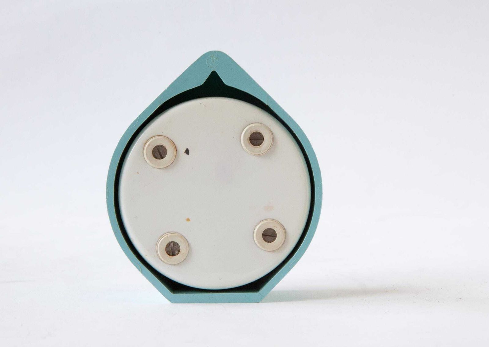Keukenwekker KRUPS jaren 1960 – Space Age Panton Pop Duitsland Plastic Atomic Short Egg jaren 1970 Alarm photo vinterior