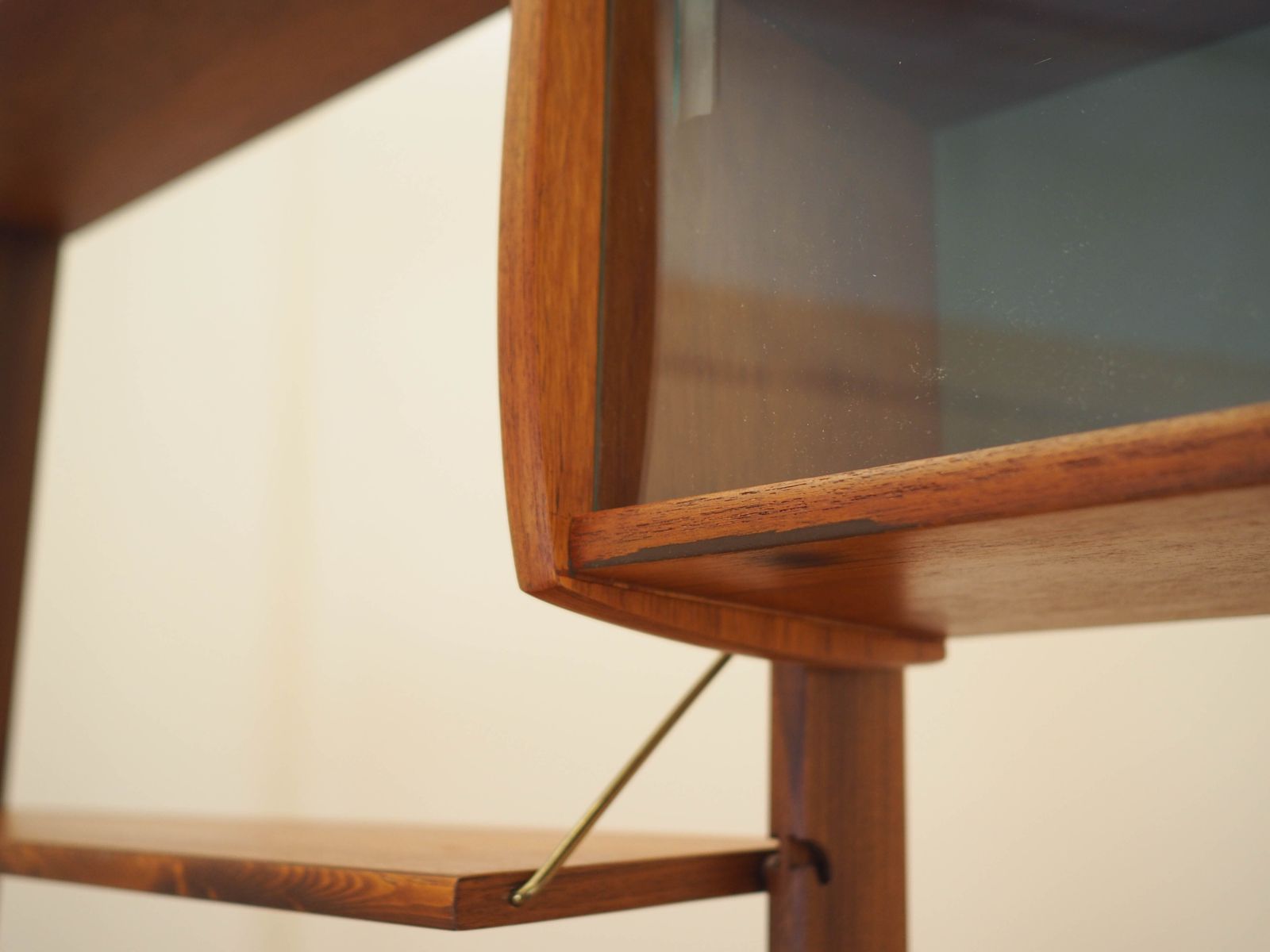photo vinterior Teakhouten modulaire kast, Noors design, ca. jaren 1960, geproduceerd door Blindheim Mobelfabrikk, ontworpen door John Texmon en Einar Blindheim